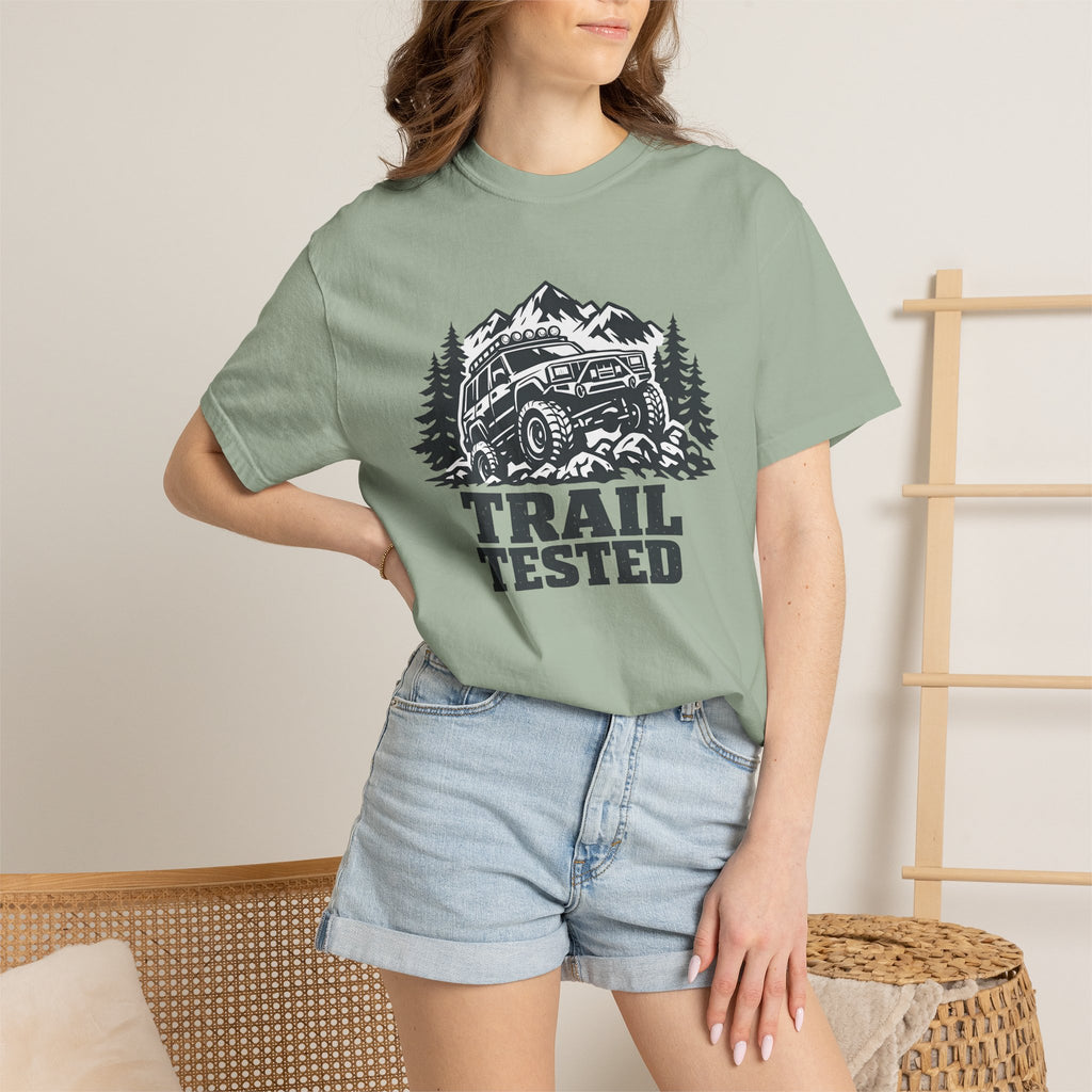 Trail Tested T-Shirt — Off-Road Jeep Mountain Adventure Tee
