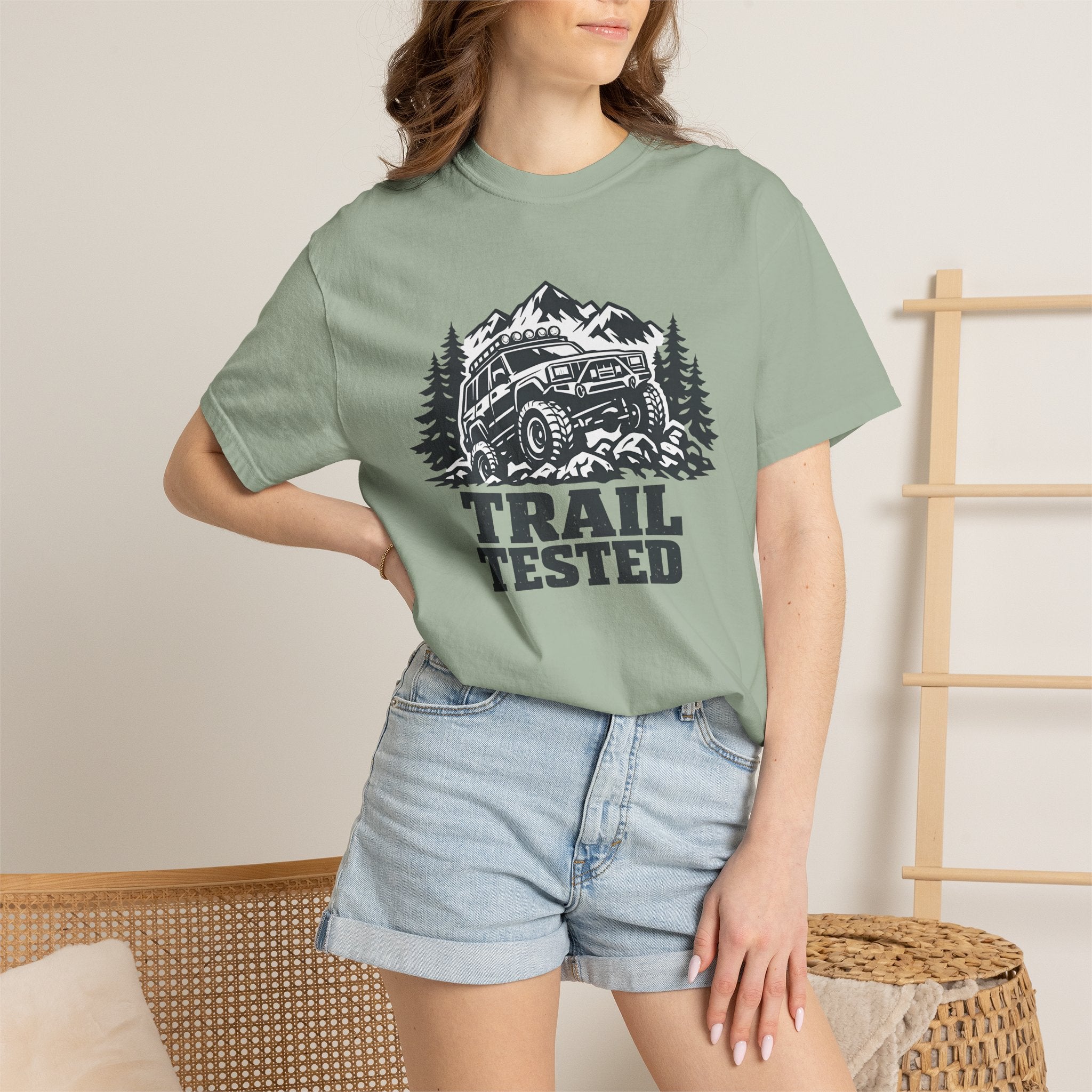 Trail Tested T-Shirt — Off-Road Jeep Mountain Adventure Tee