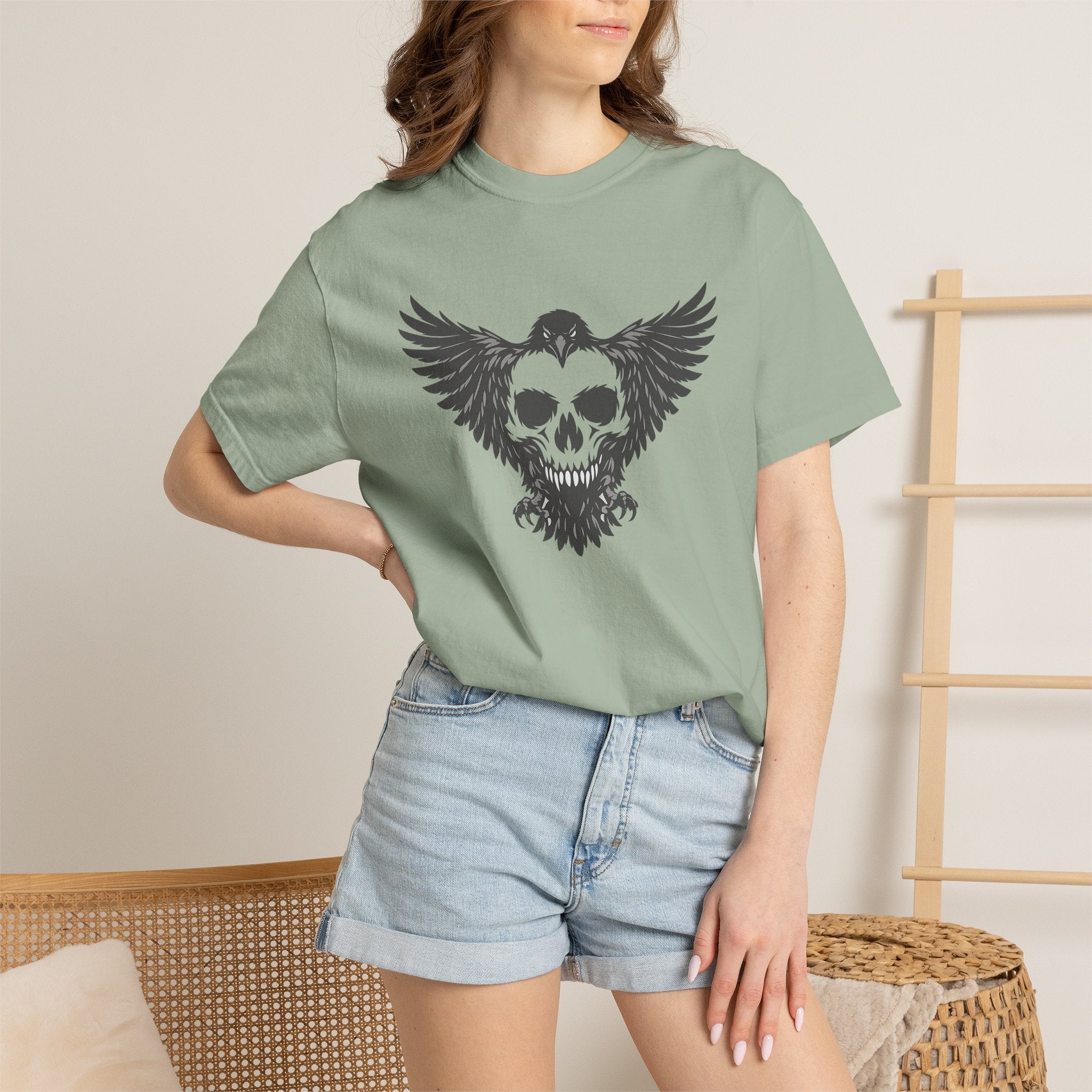 Raven Skull T-Shirt