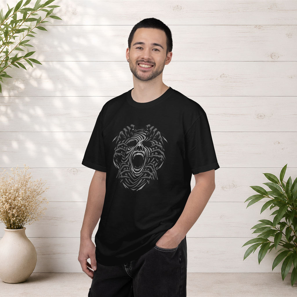 Shadow Hands Face Illusion T-Shirt