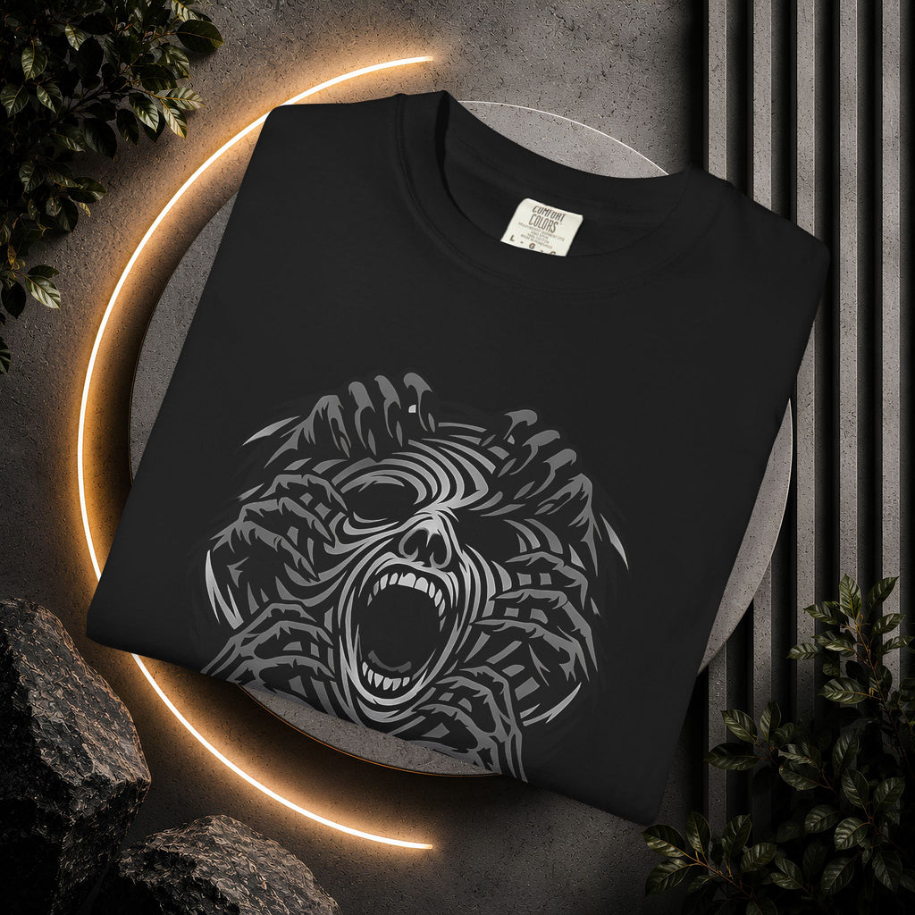 Shadow Hands Face Illusion T-Shirt