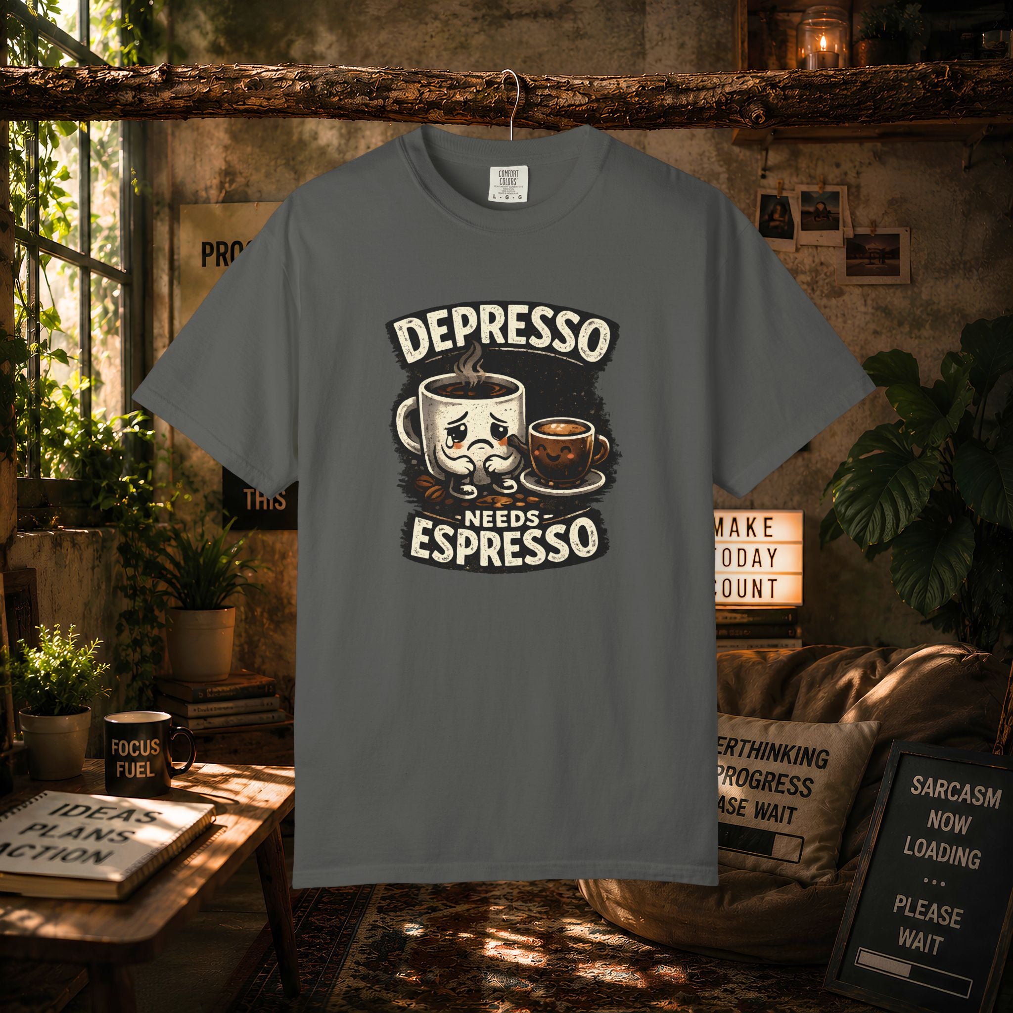 Depresso Needs Espresso T-Shirt
