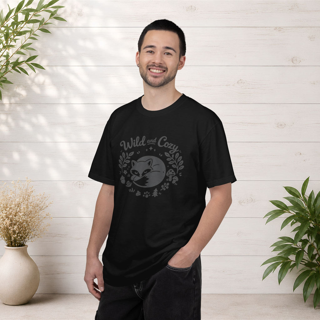 "Wild and Cozy" Fox Graphic T-Shirt