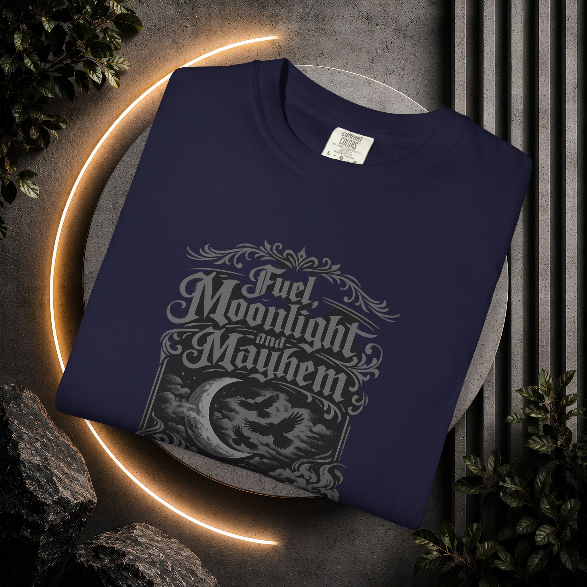 Fuel, Moonlight, Mayhem Car Graphic T-Shirt