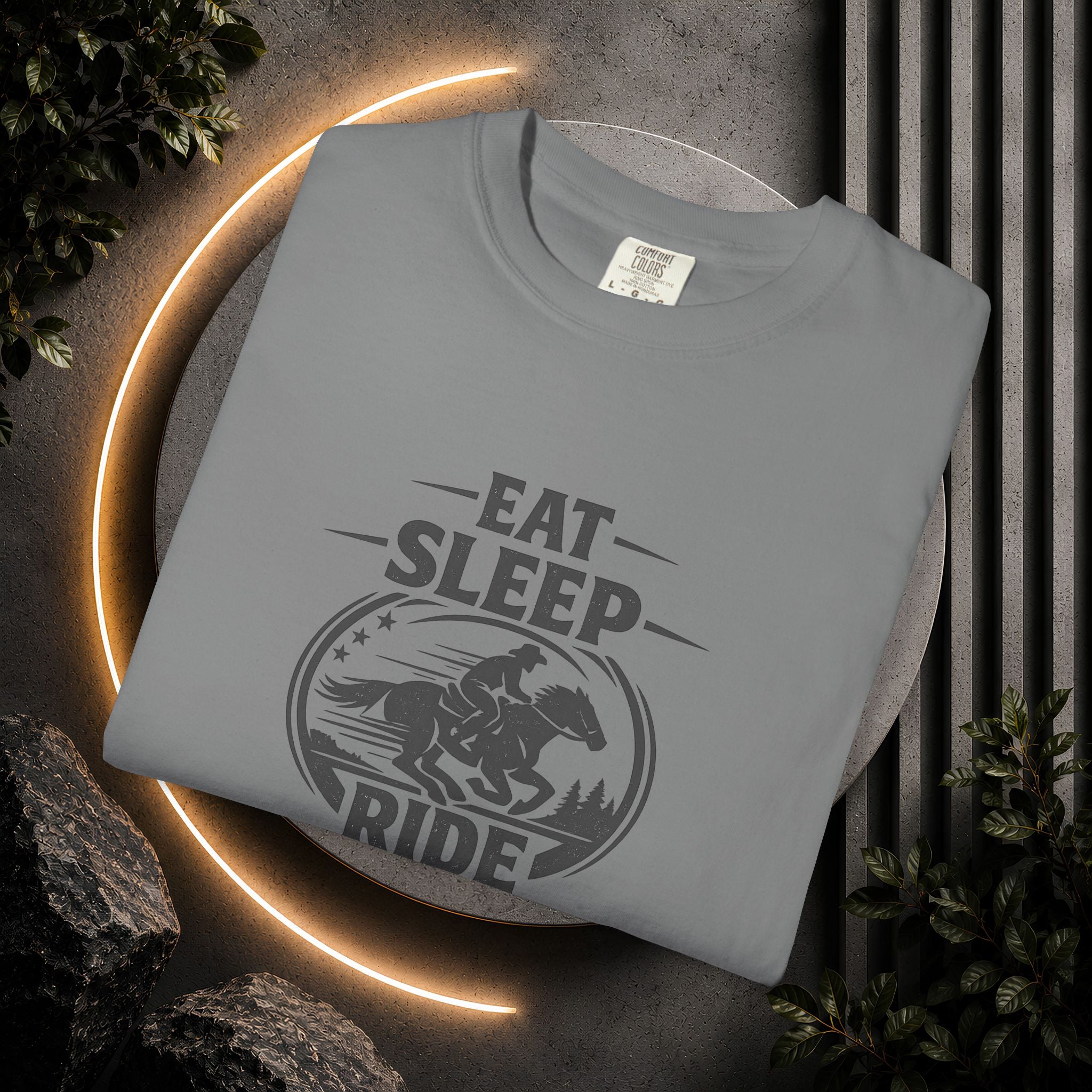 Eat Sleep Ride Repeat T-Shirt — Horse Rider Graphic Tee