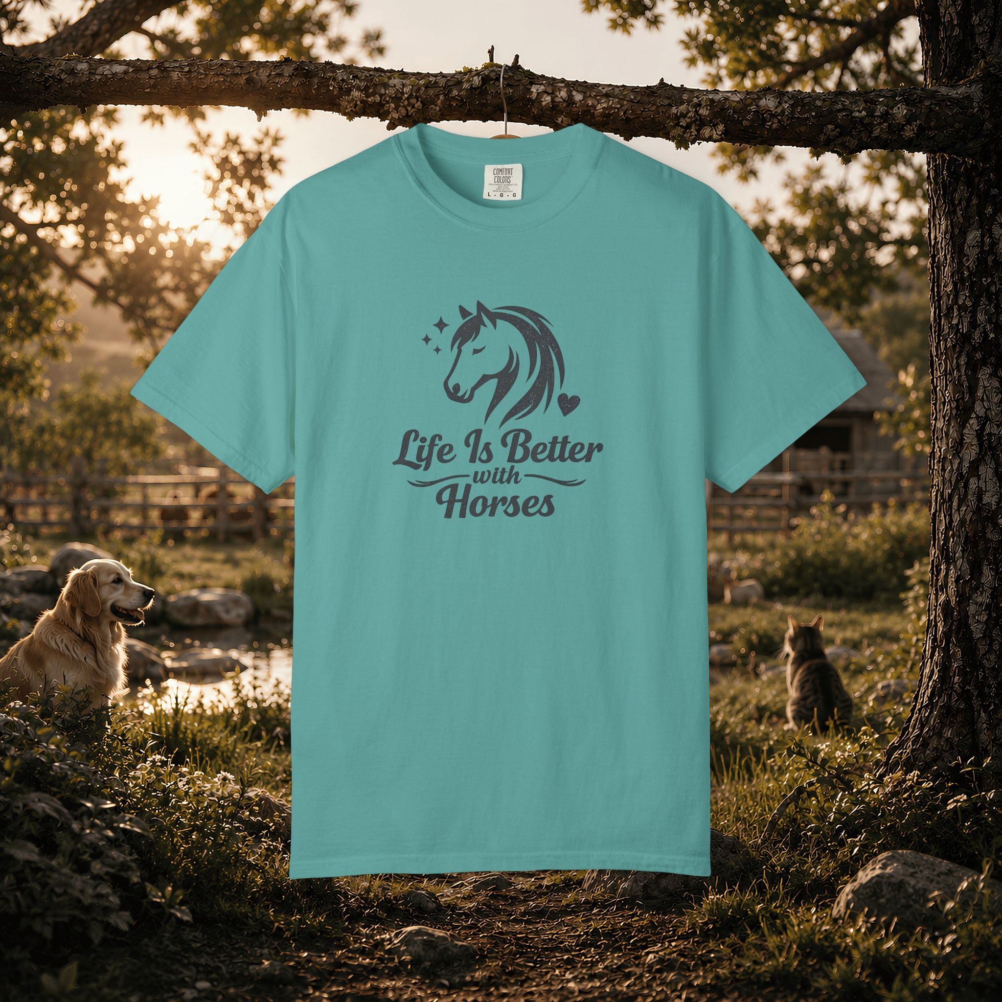 Life Is Better With Horses T-Shirt — Horse Lover Tee