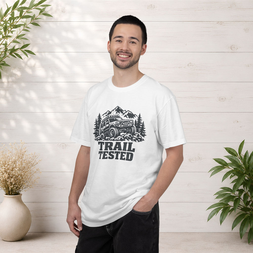 Trail Tested T-Shirt — Off-Road Jeep Mountain Adventure Tee