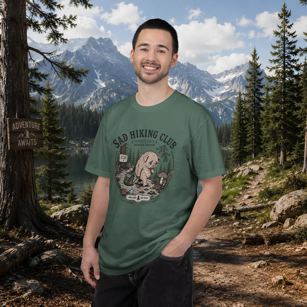 Squonk Sad Hiking Club T-Shirt — Vintage Mountain Camping Tee