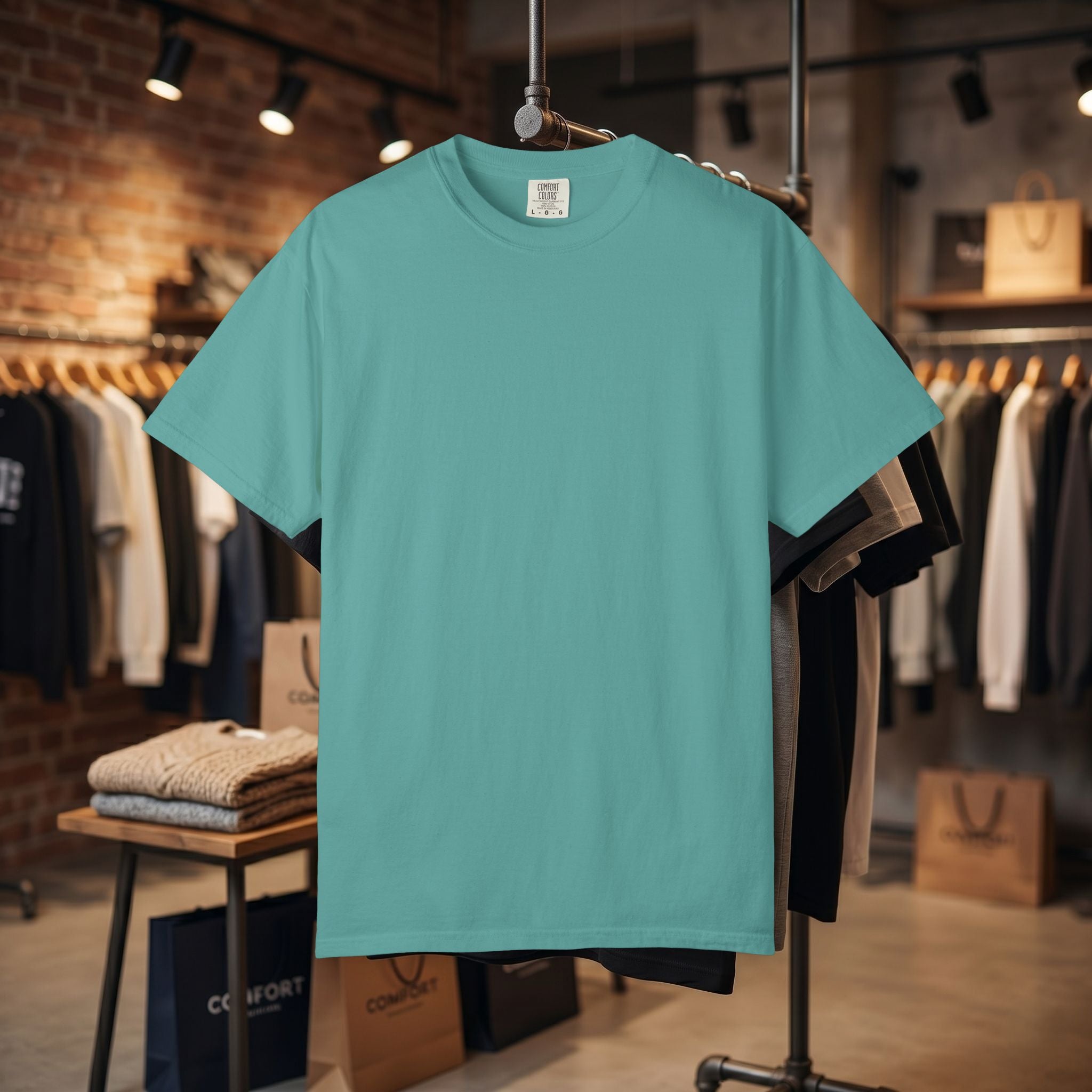 Custom Image Back T-Shirt - Add Your Own Image