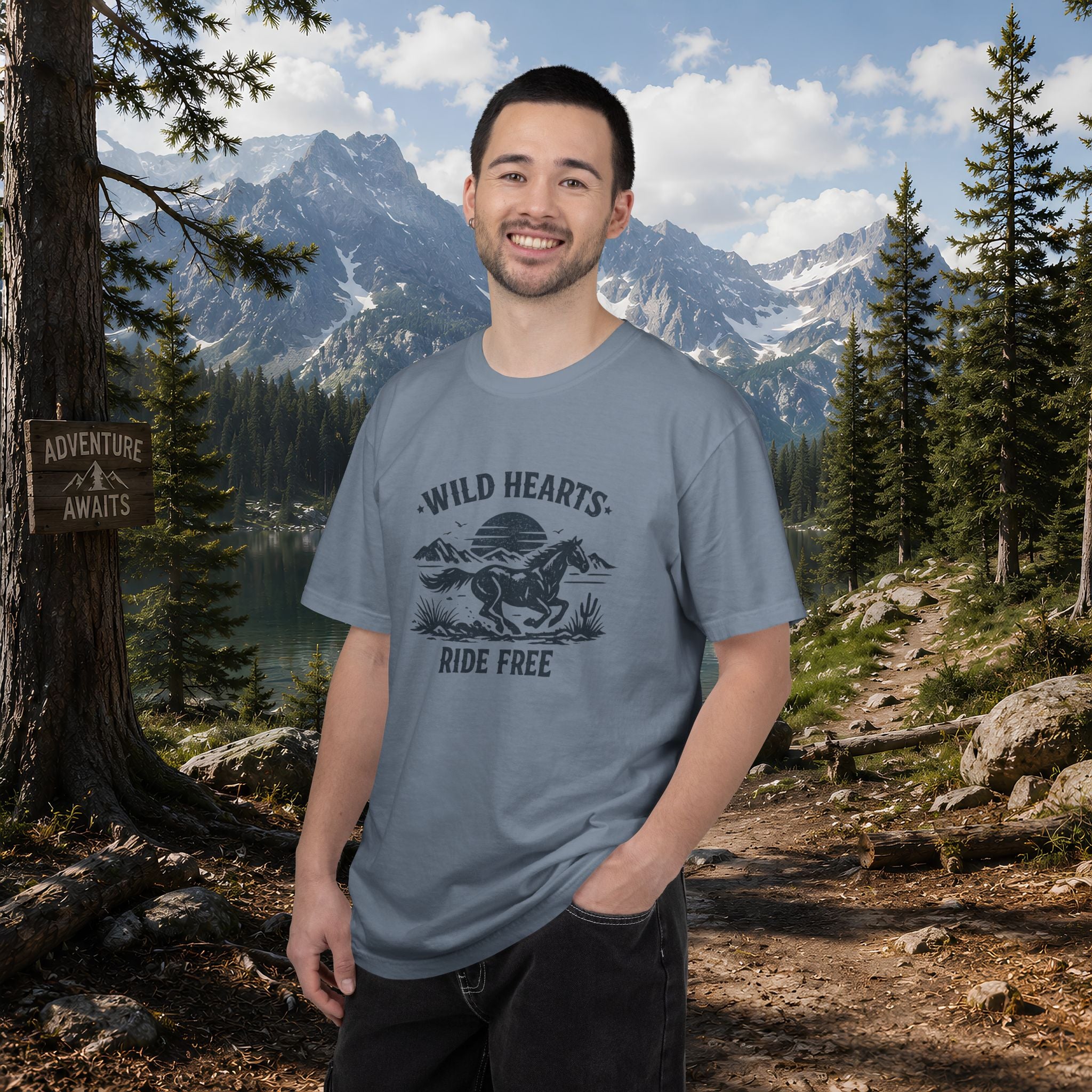 Wild Hearts Ride Free T-Shirt – Vintage Horseback Adventure Tee