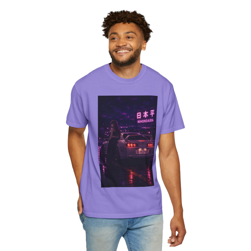 Midnight Apex Nihondaira Dreams T-shirt | Retro JDM Street Racer Anime