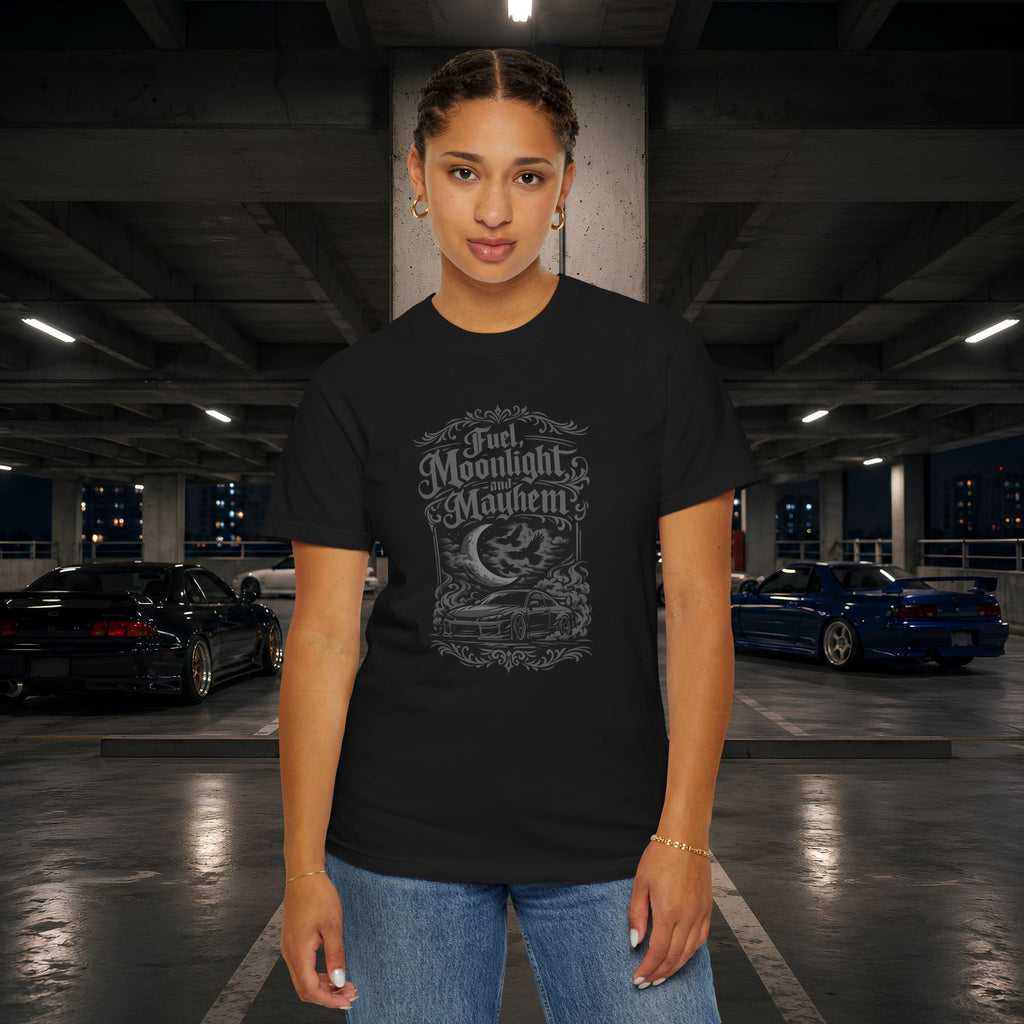 Fuel, Moonlight, Mayhem Car Graphic T-Shirt