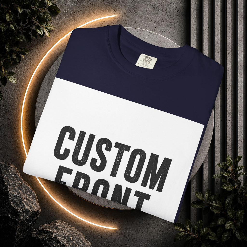 Custom Image Front T-Shirt - Add Your Own Image