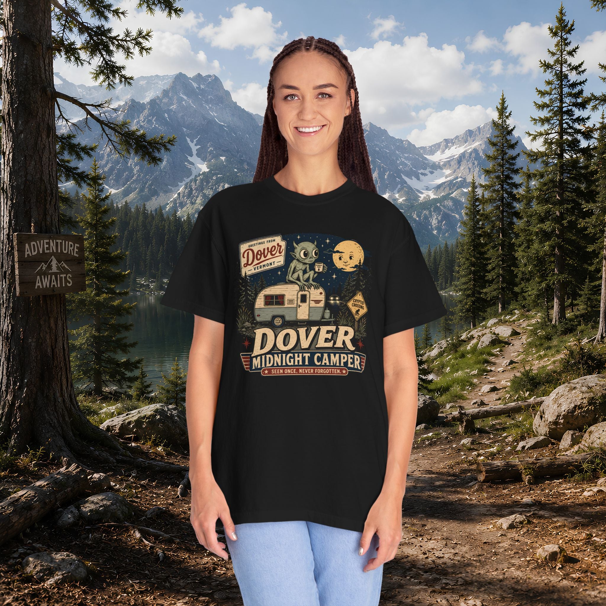 Dover Demon Midnight Camper T-Shirt — Vintage RV Camping Tee