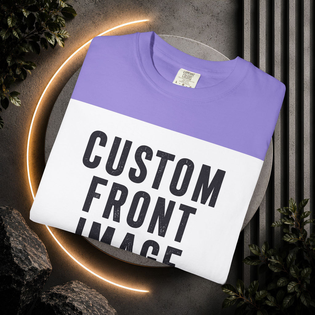 Custom Landscape Image Front T-Shirt - Add Your Own Image