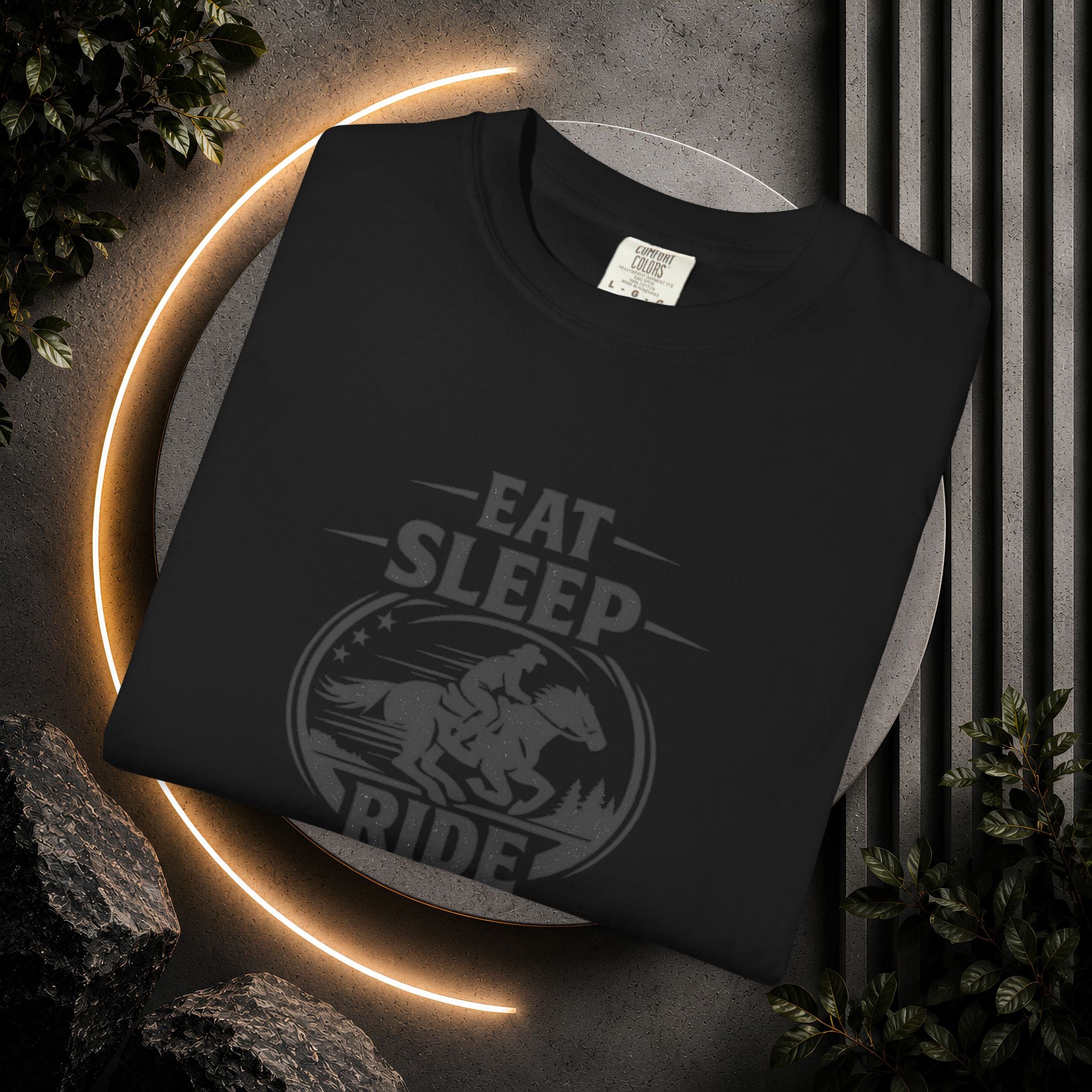 Eat Sleep Ride Repeat T-Shirt — Horse Rider Graphic Tee
