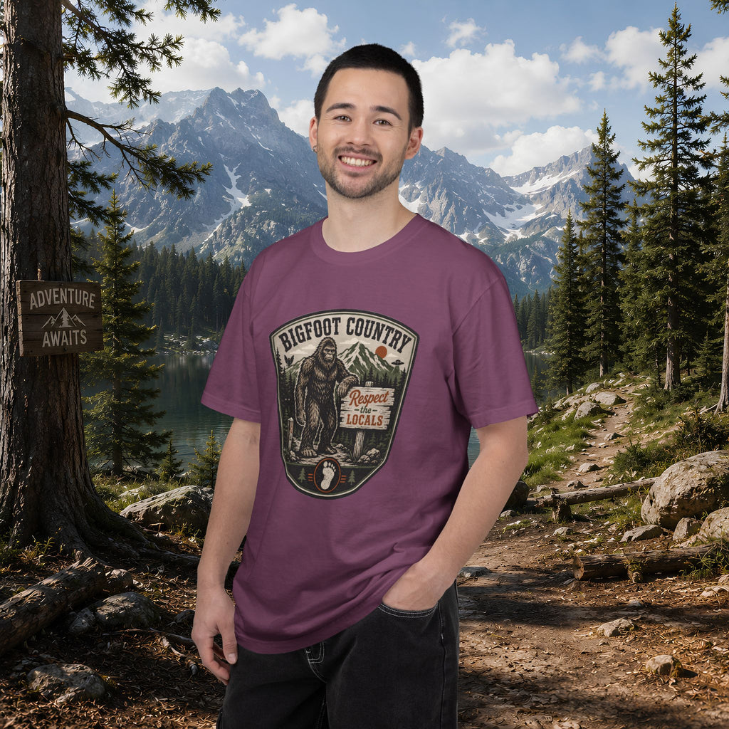 Bigfoot Country T-Shirt — Respect the Locals Outdoor Graphic Tee