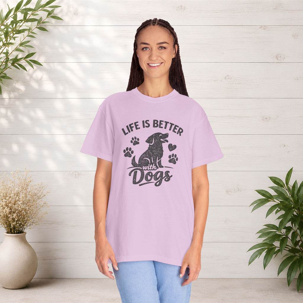 Life Is Better with Dogs T-Shirt