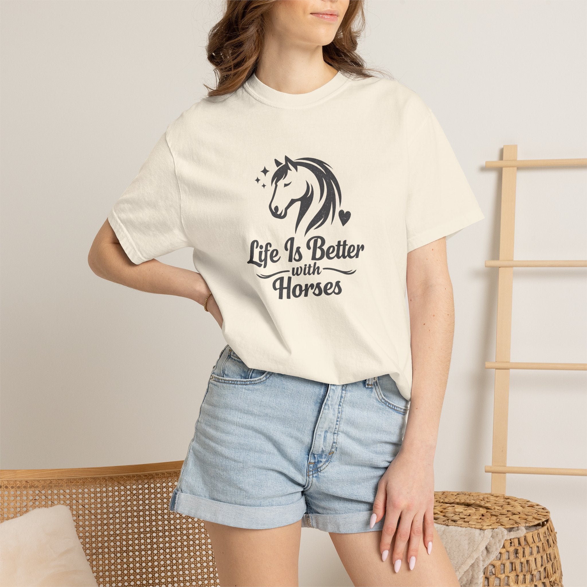 Life Is Better With Horses T-Shirt — Horse Lover Tee