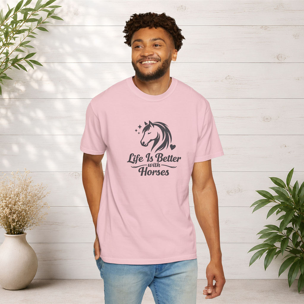 Life Is Better With Horses T-Shirt — Horse Lover Tee