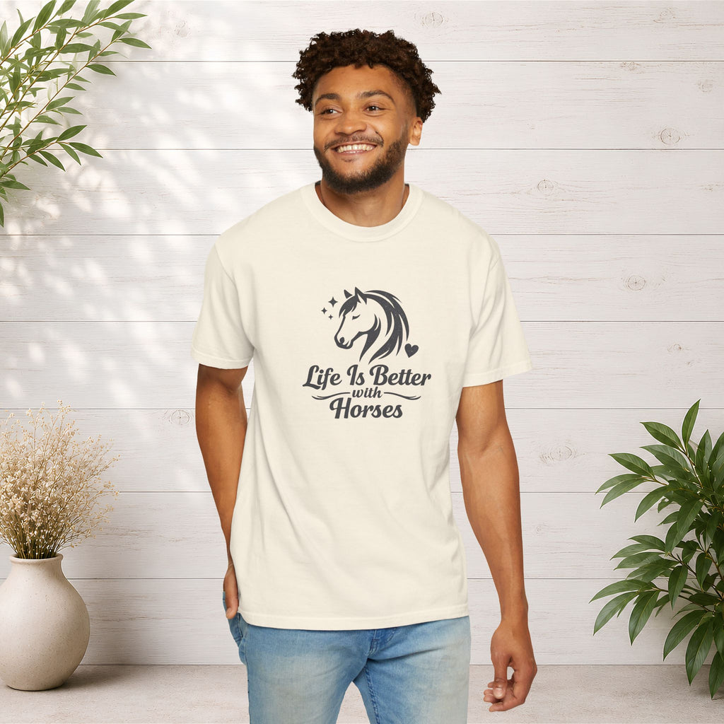 Life Is Better With Horses T-Shirt — Horse Lover Tee