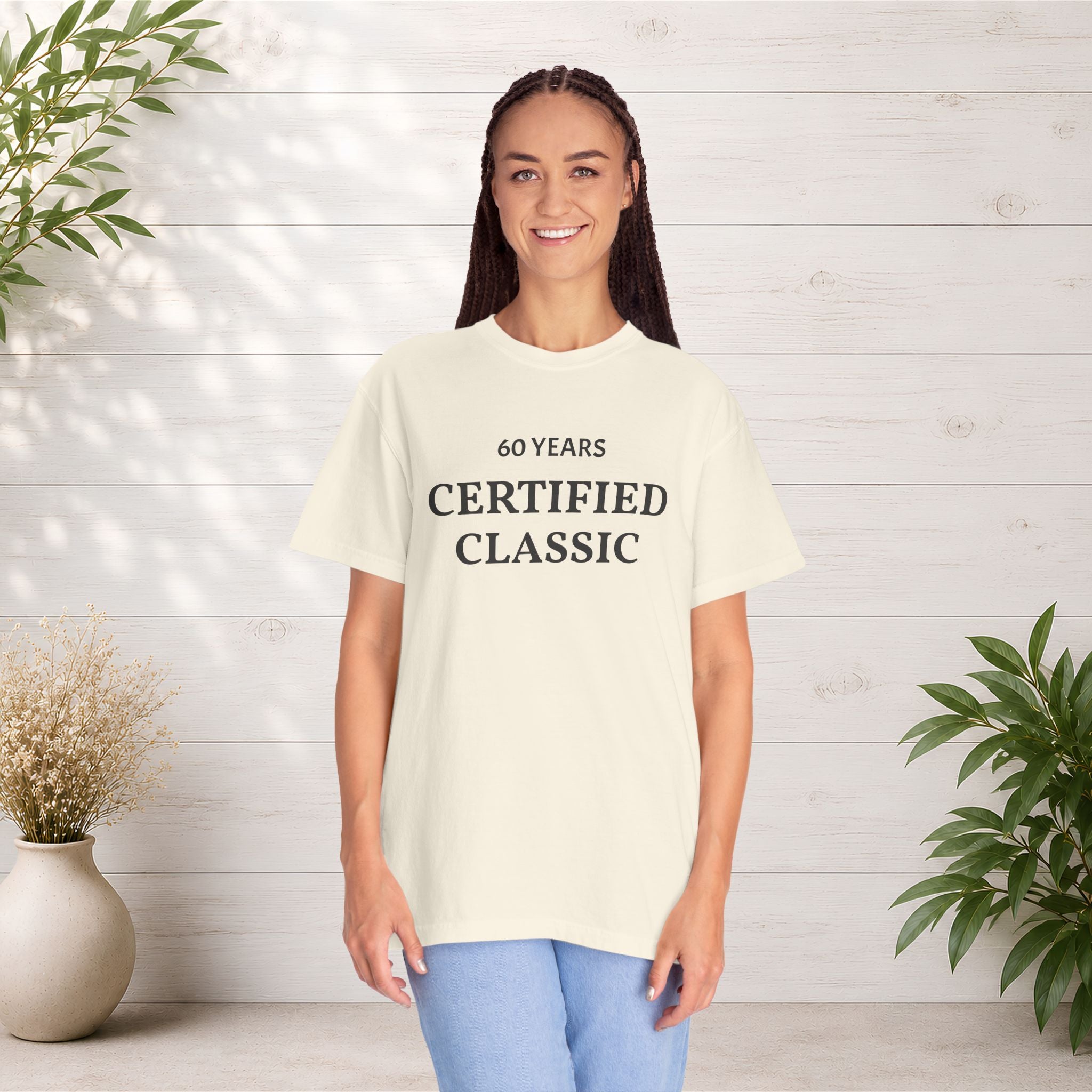 Custom Text "Certified Classic" T-Shirt — Personalized Text Tee