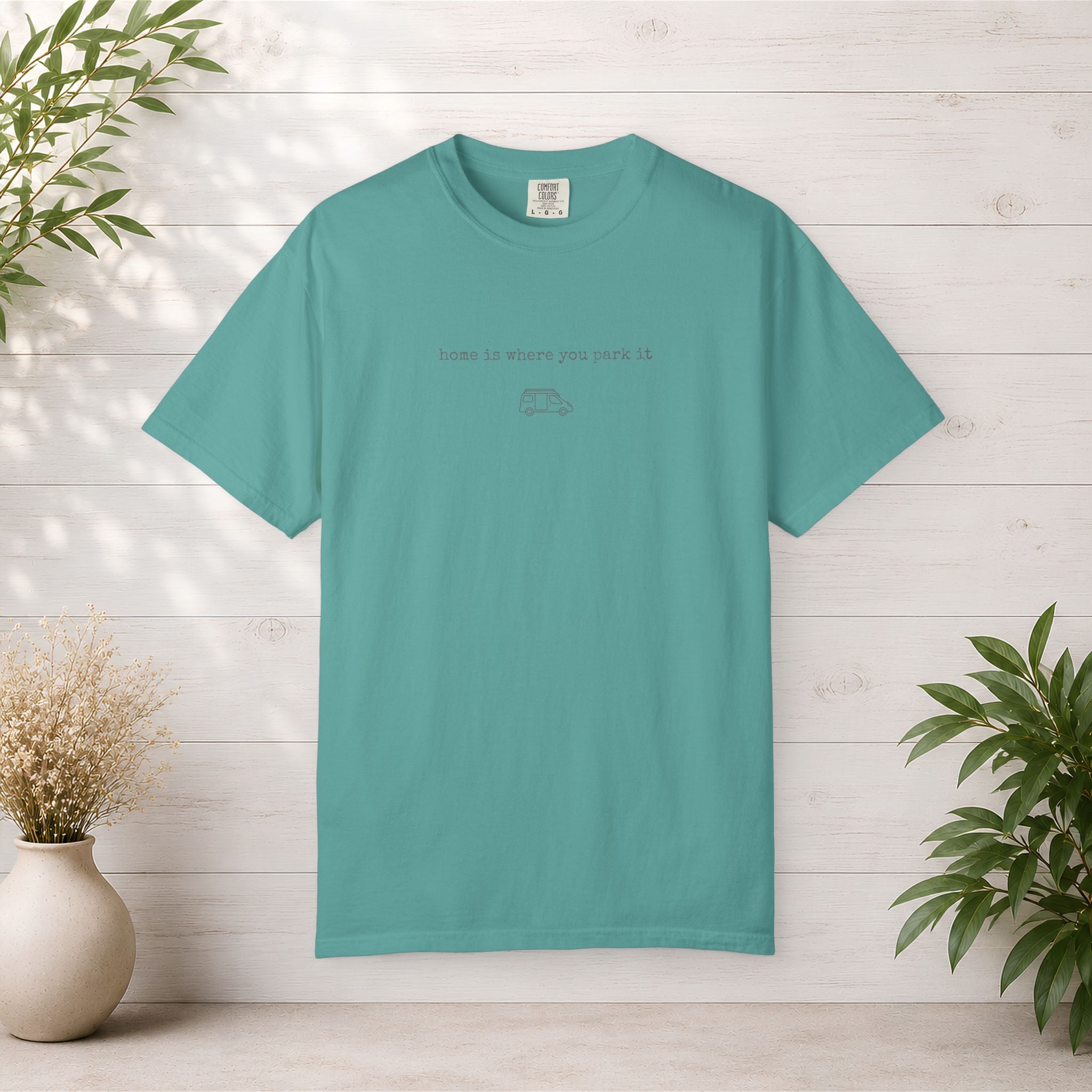 Home Is Where You Park It Van Life T-shirt | Minimal Camper Tee