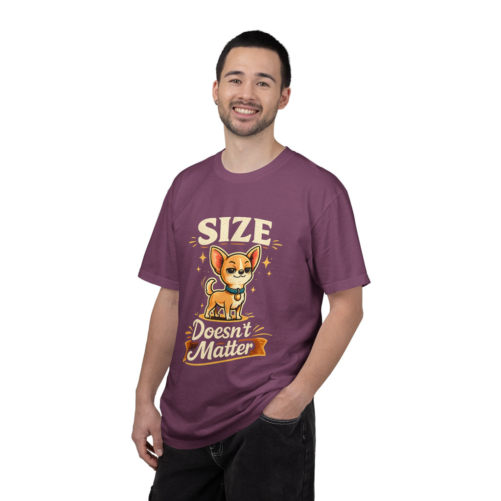 Size Doesnt Matter Chihuahua T-Shirt | Cute Dog Graphic Tee