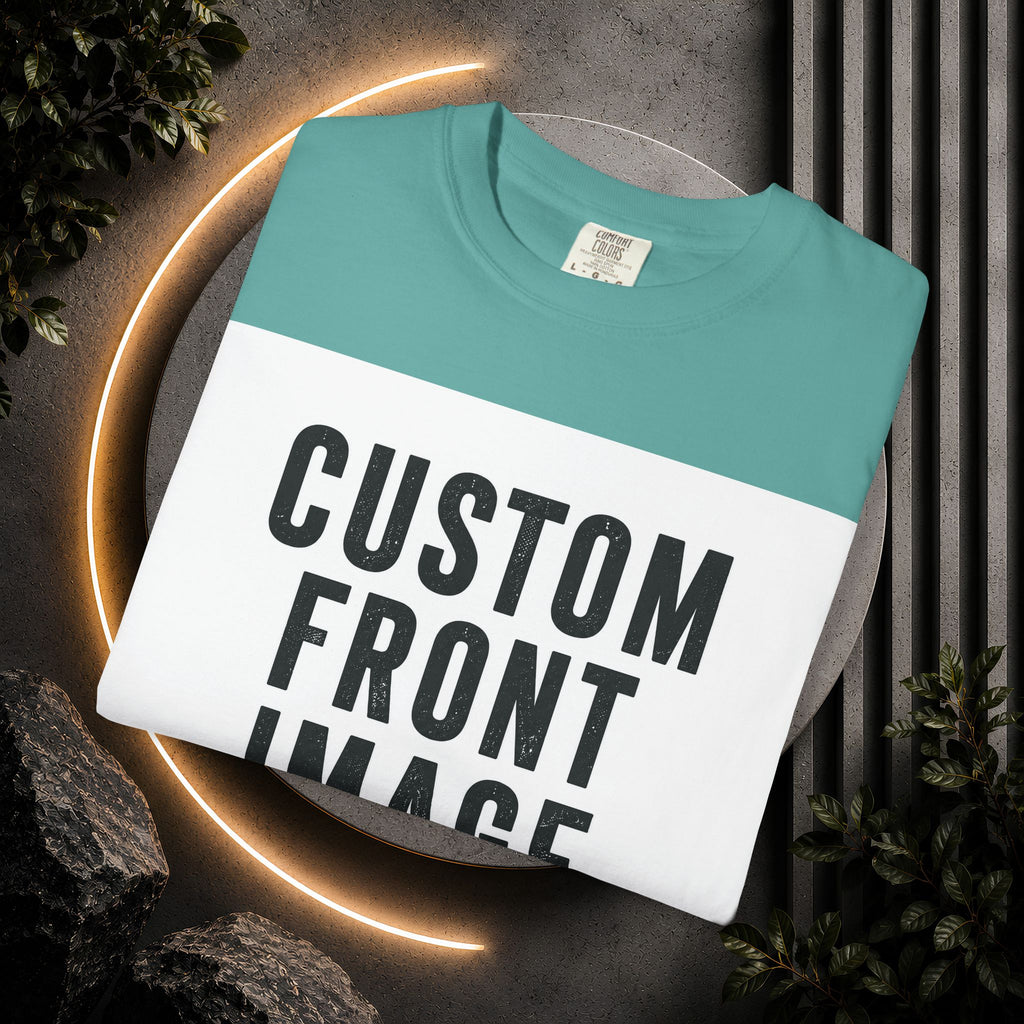 Custom Landscape Image Front T-Shirt - Add Your Own Image