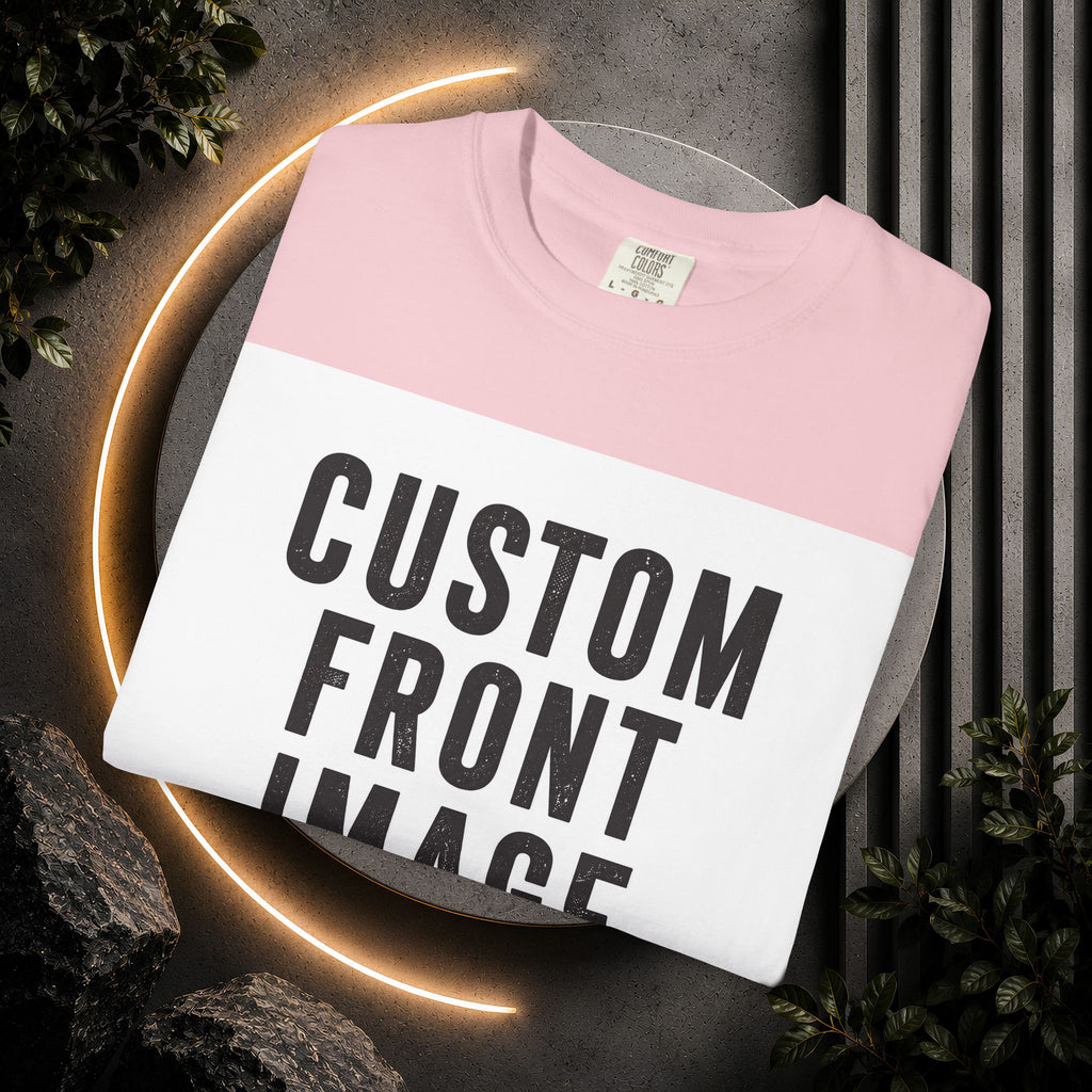 Custom Landscape Image Front T-Shirt - Add Your Own Image