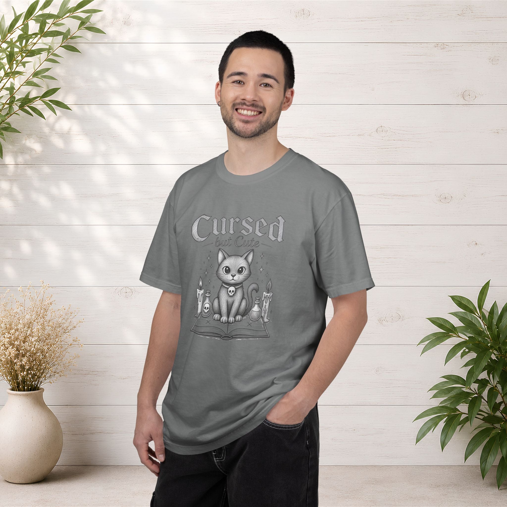Cursed But Cute Cat T-Shirt