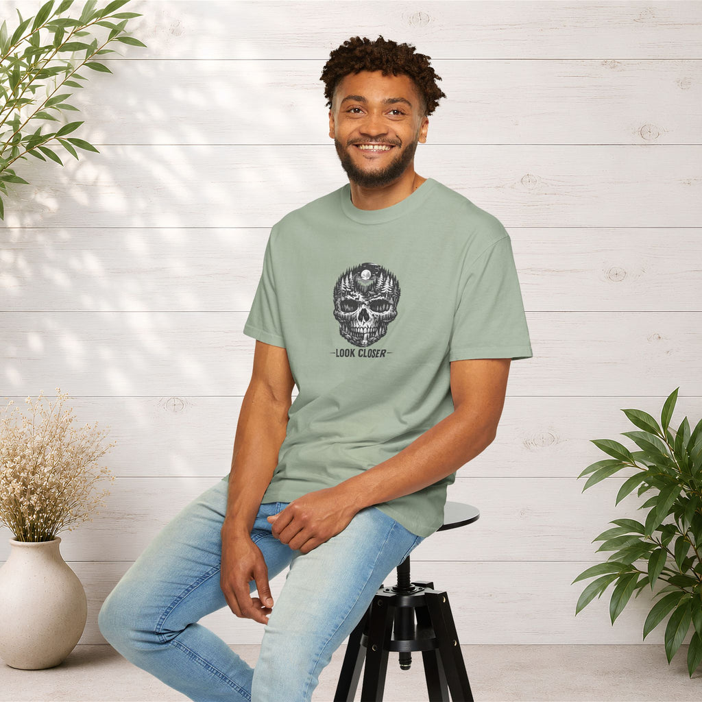 Skull Forest 'Look Closer' Graphic T-Shirt