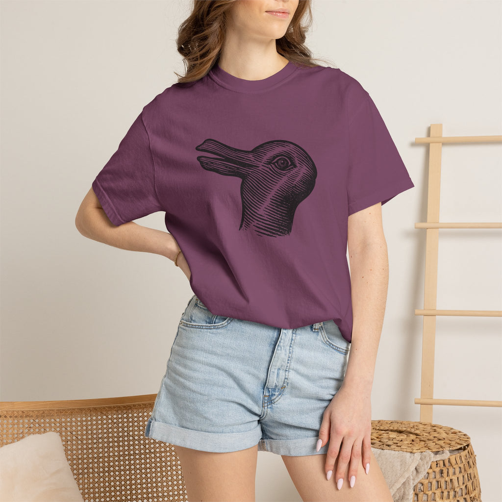 Vintage Optical Illusion Rabbit-Duck T-Shirt