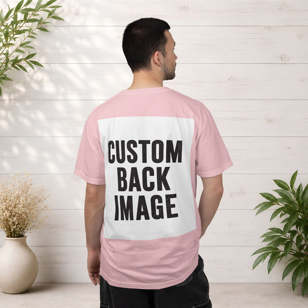 Custom Image Front And Back T-Shirt - Add Your Own Images