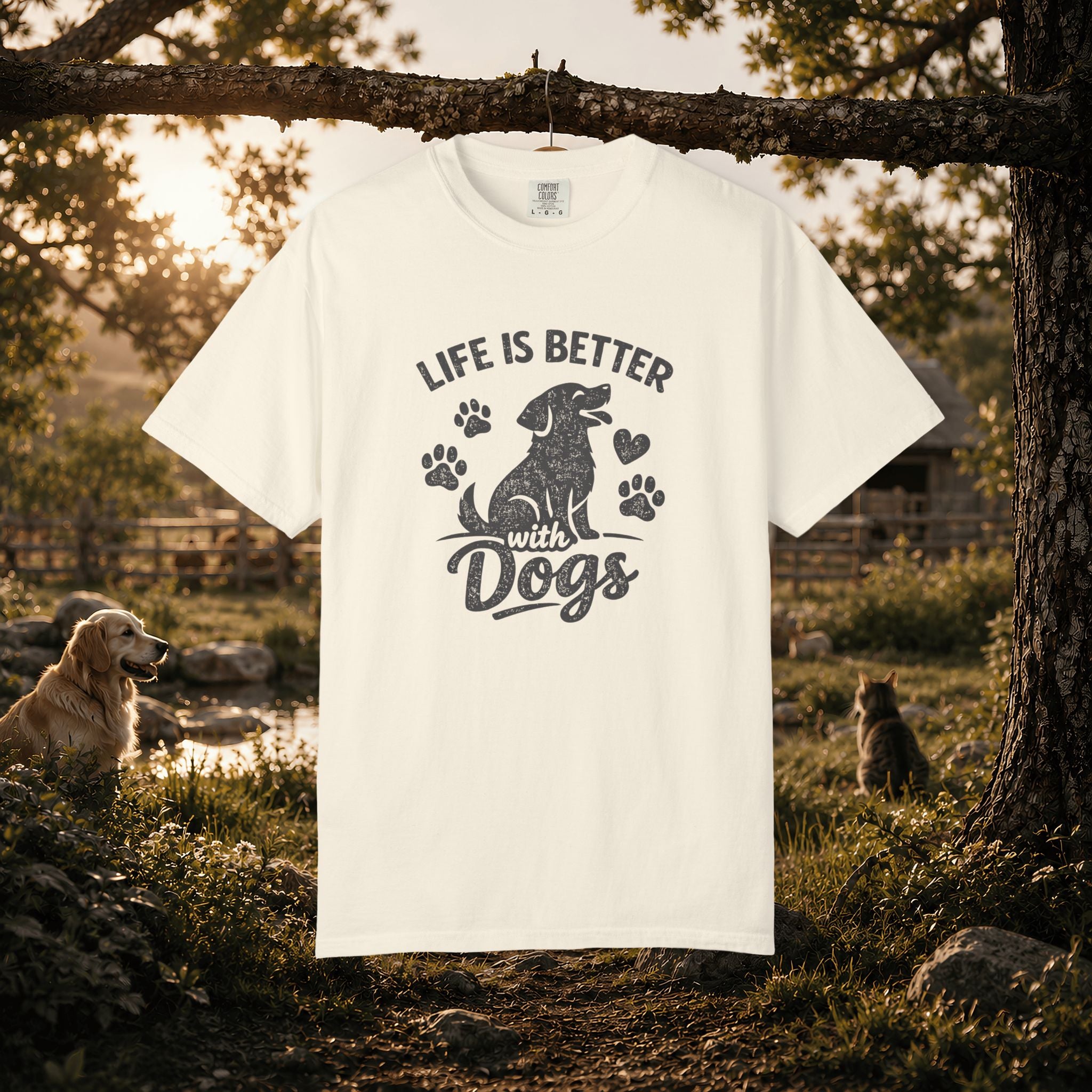 Life Is Better with Dogs T-Shirt