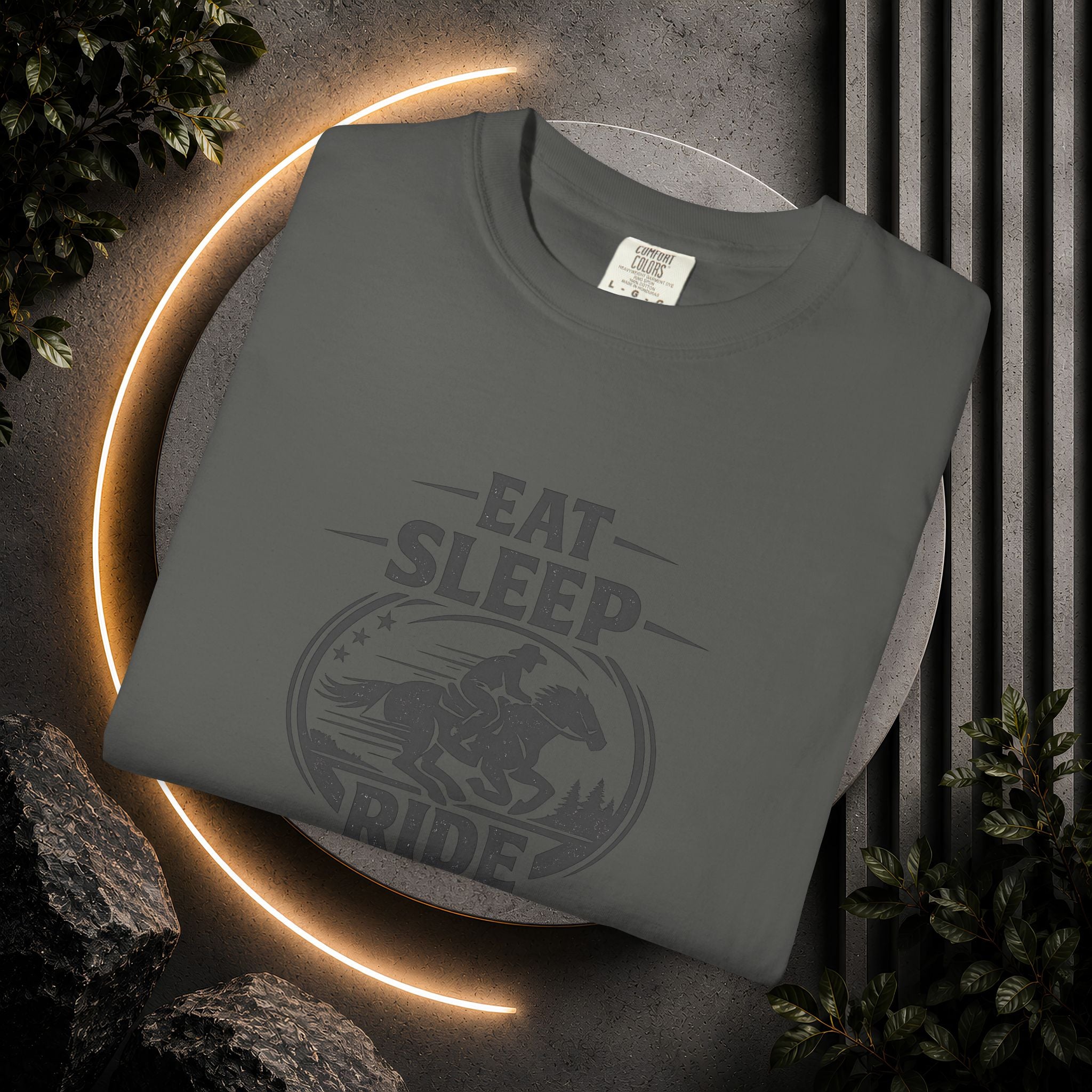 Eat Sleep Ride Repeat T-Shirt — Horse Rider Graphic Tee