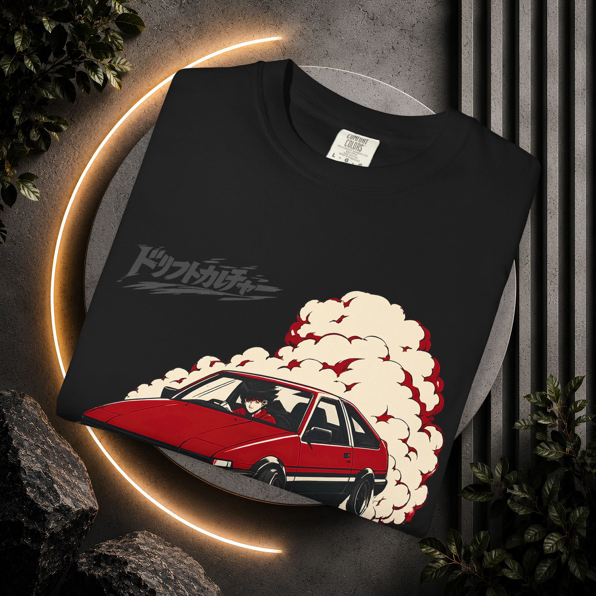 Drift Culture Anime Style T-Shirt - Japanese Retro Car Racing Graphic Tee