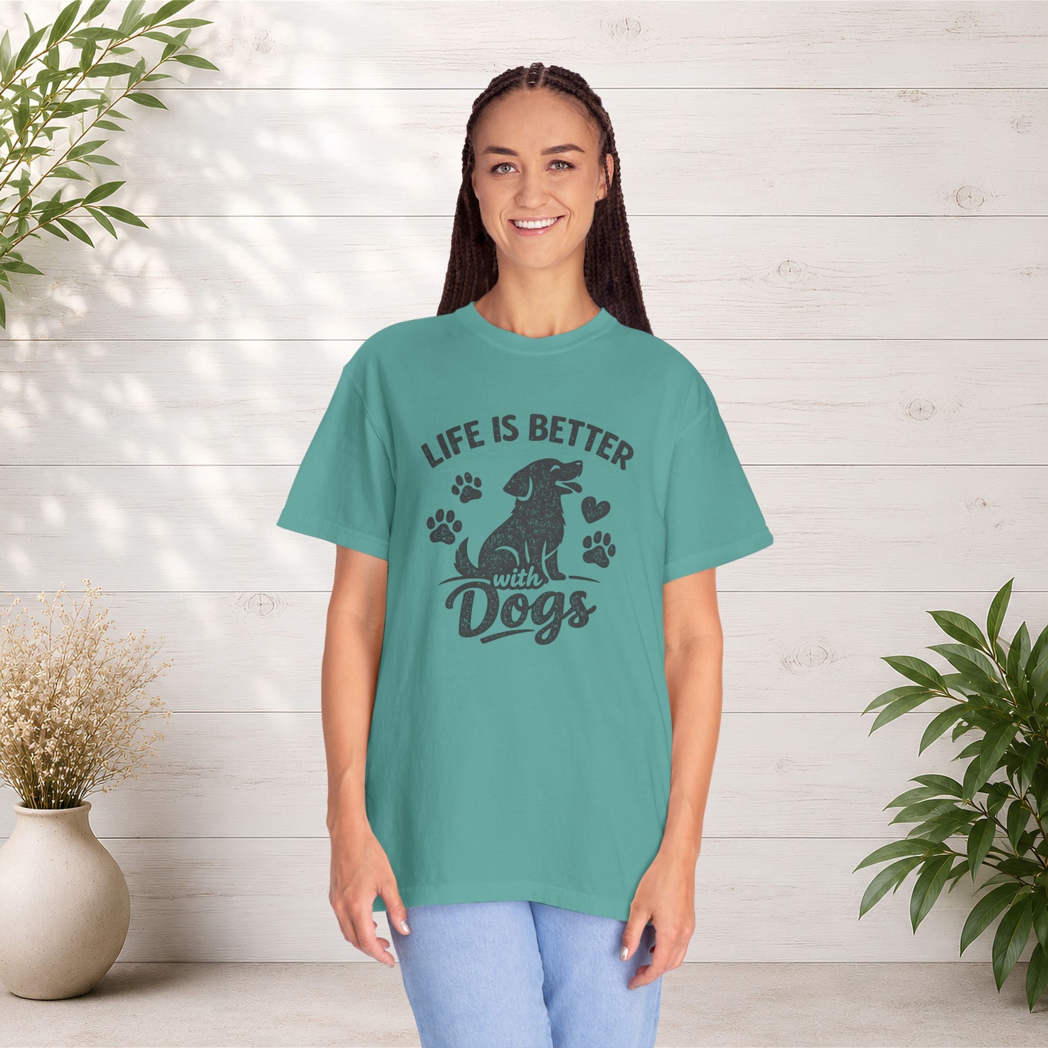 Life Is Better with Dogs T-Shirt