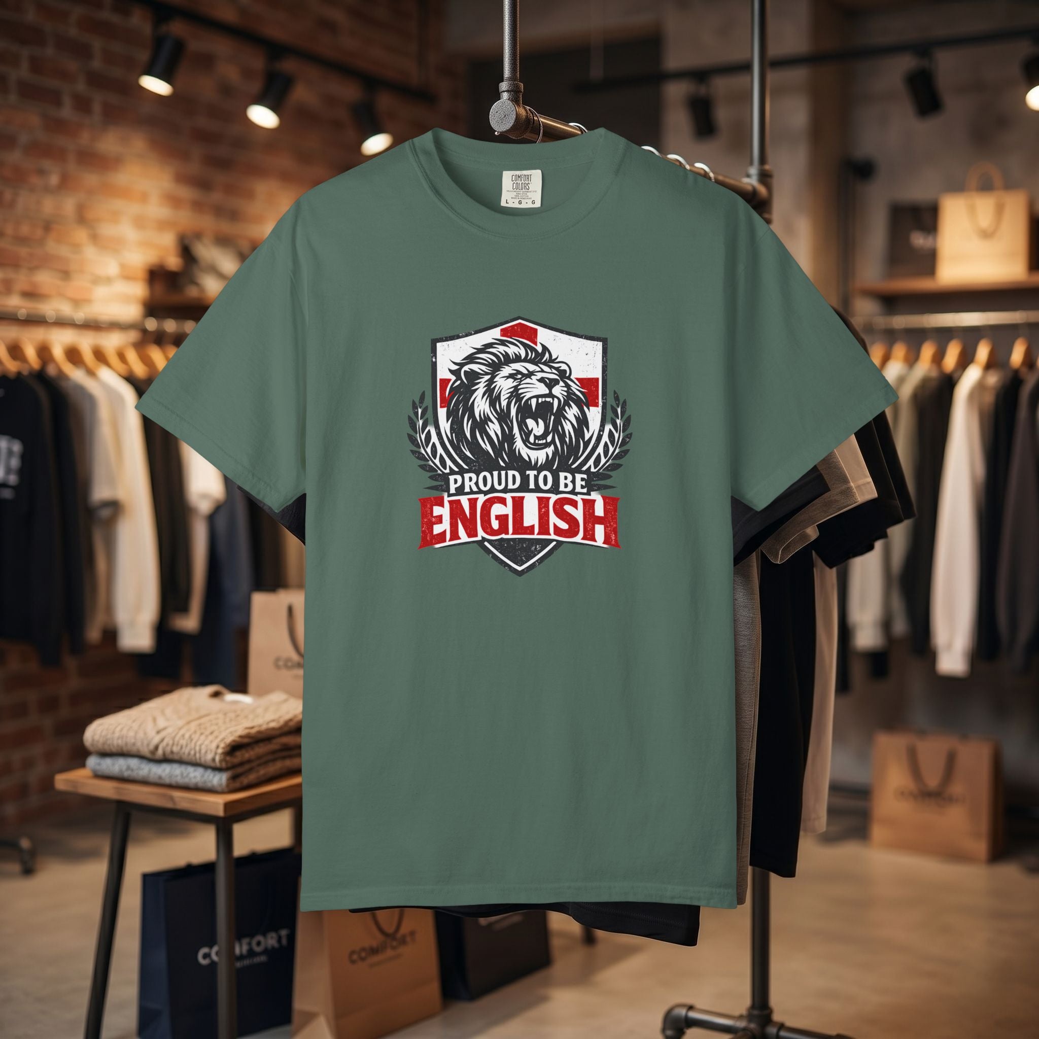 Proud to Be English T-Shirt — Lion Crest Tee