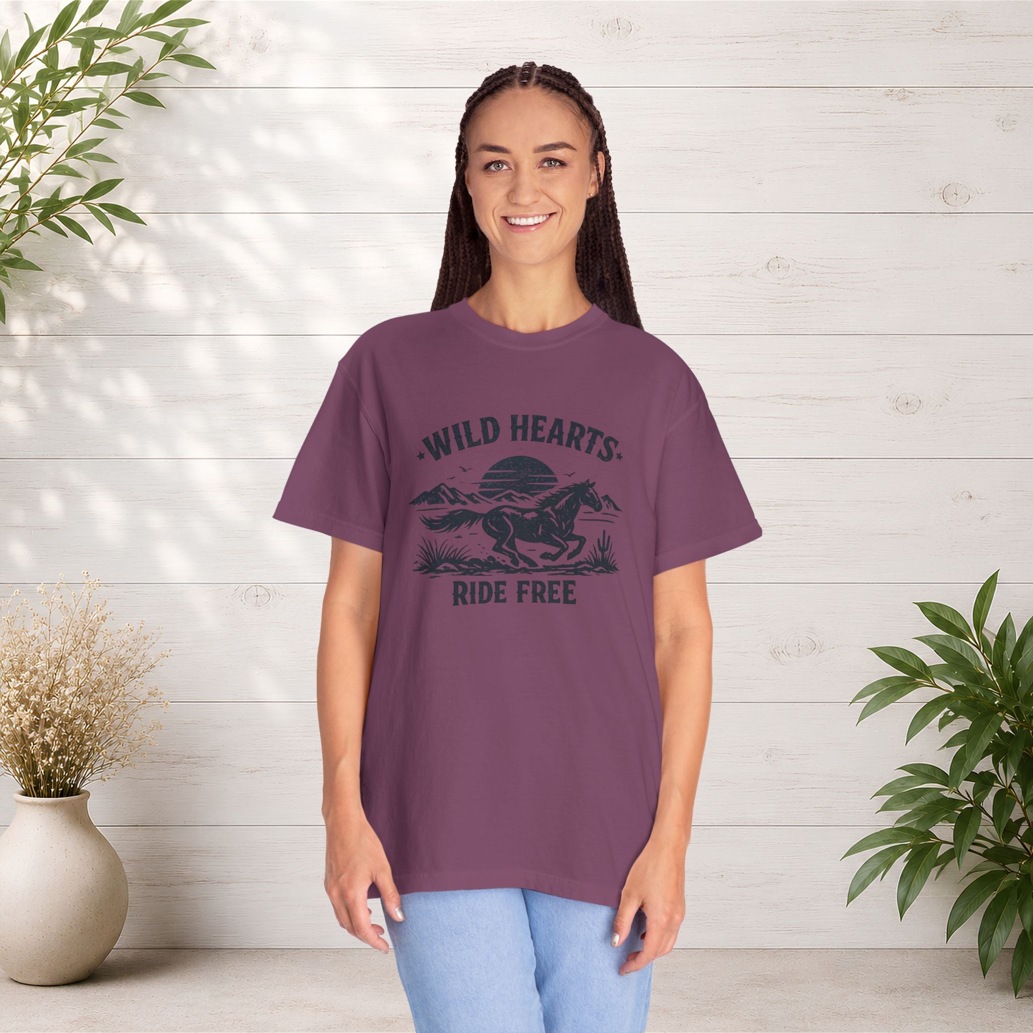 Wild Hearts Ride Free T-Shirt – Vintage Horseback Adventure Tee