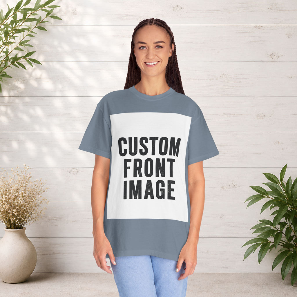Custom Image Front T-Shirt - Add Your Own Image