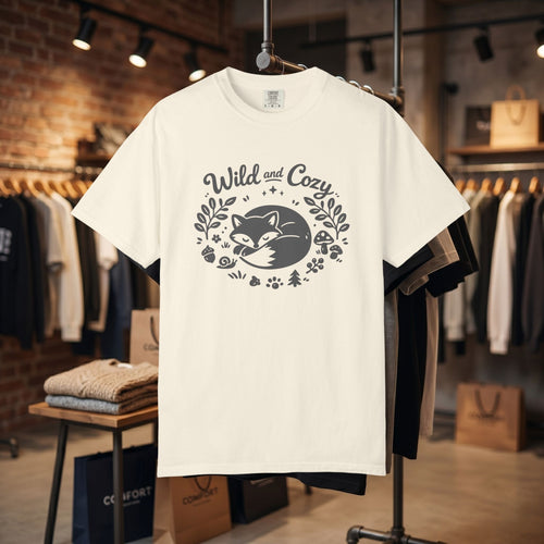 "Wild and Cozy" Fox Graphic T-Shirt