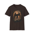 Mothman Cryptid Illustration T-Shirt | Dark Horror Graphic