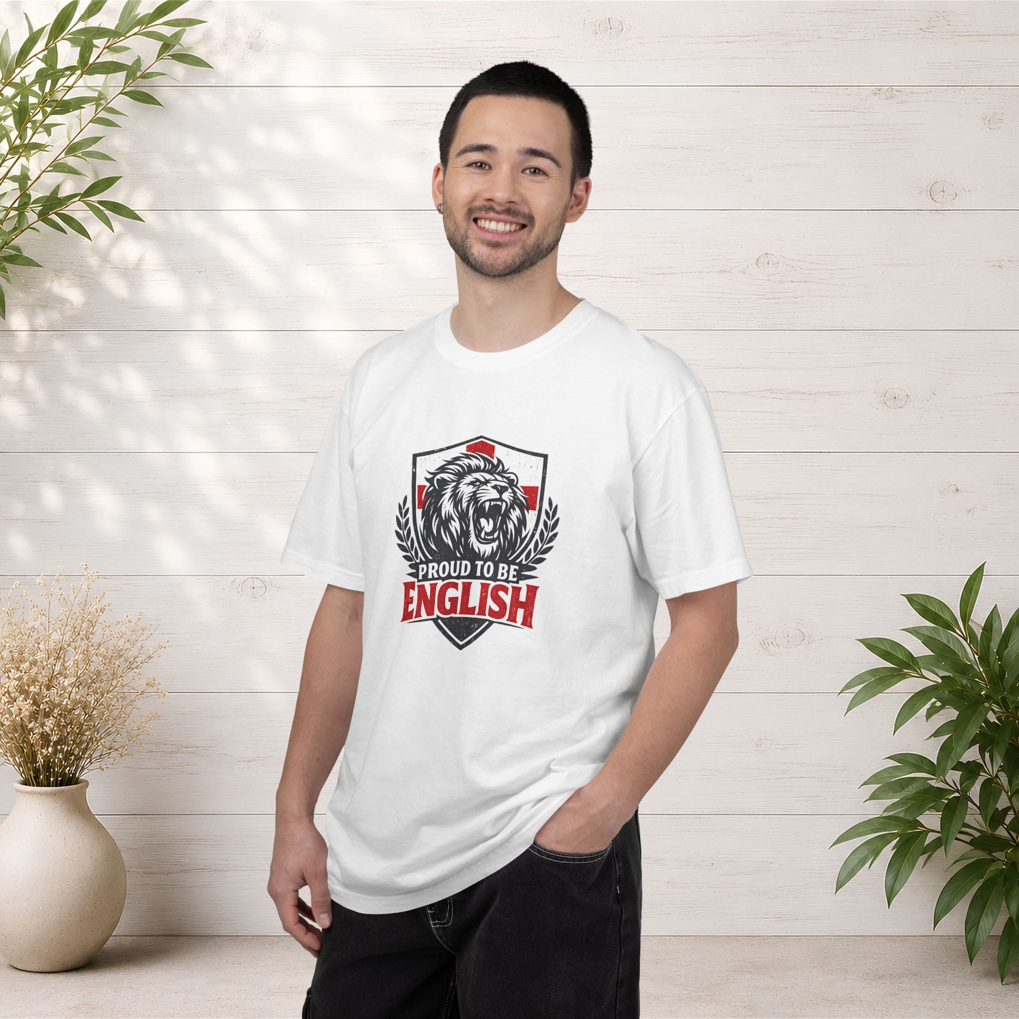 Proud to Be English T-Shirt — Lion Crest Tee