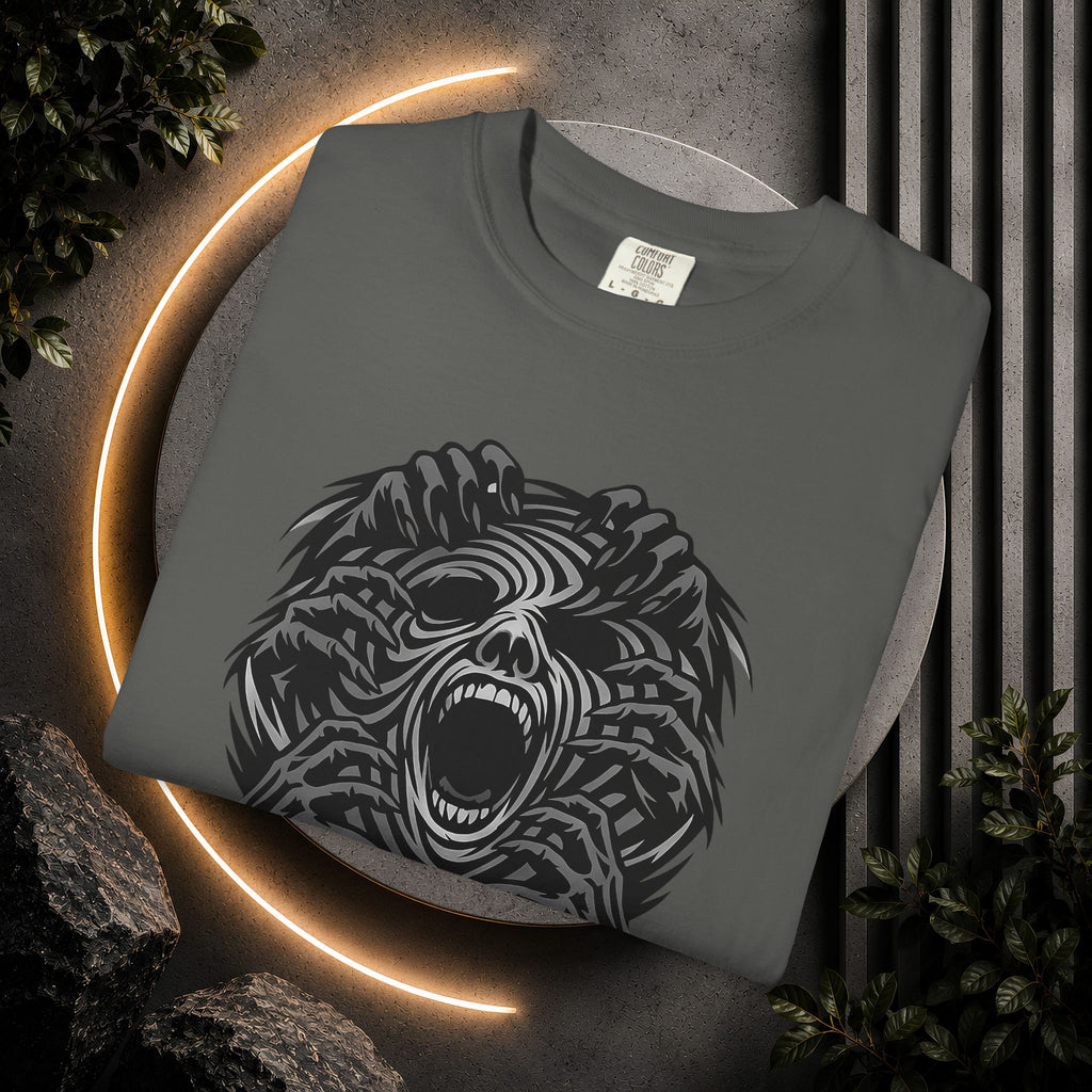 Shadow Hands Face Illusion T-Shirt