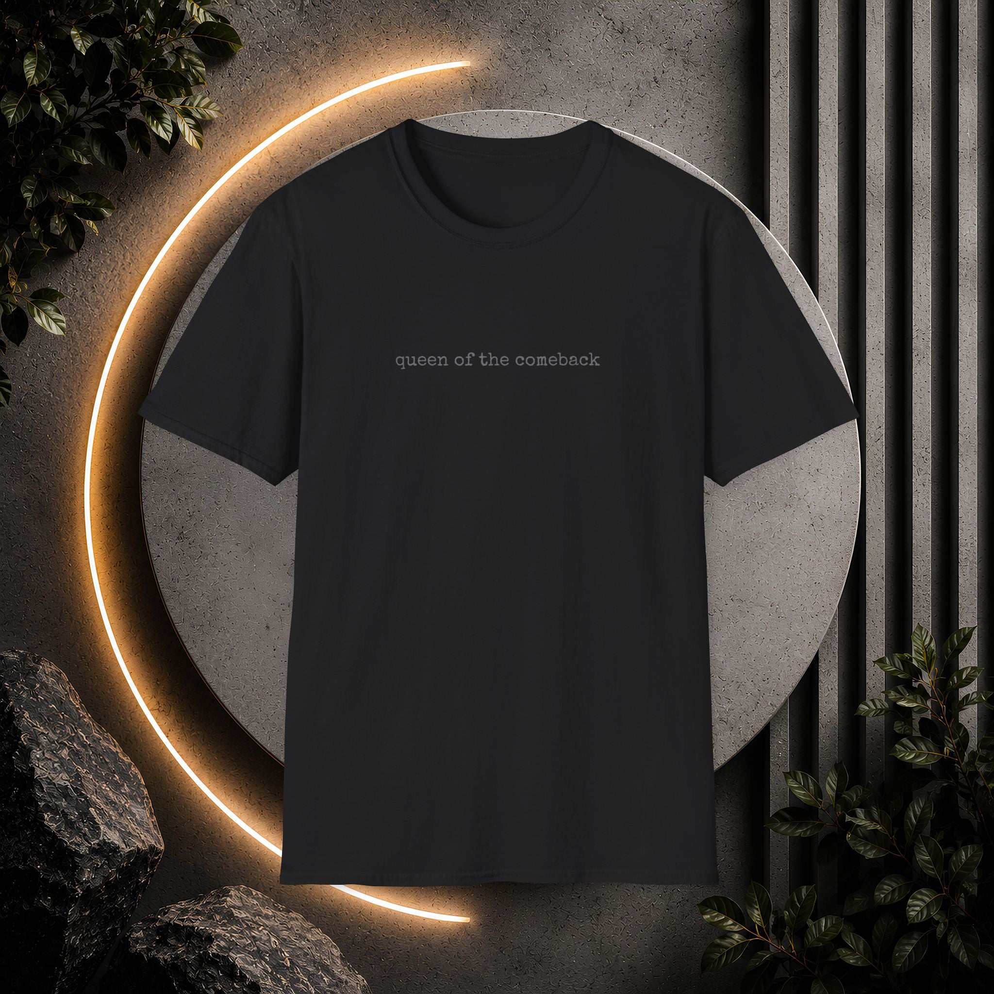 Queen of the Comeback T-Shirt | Minimalist Typography Tee