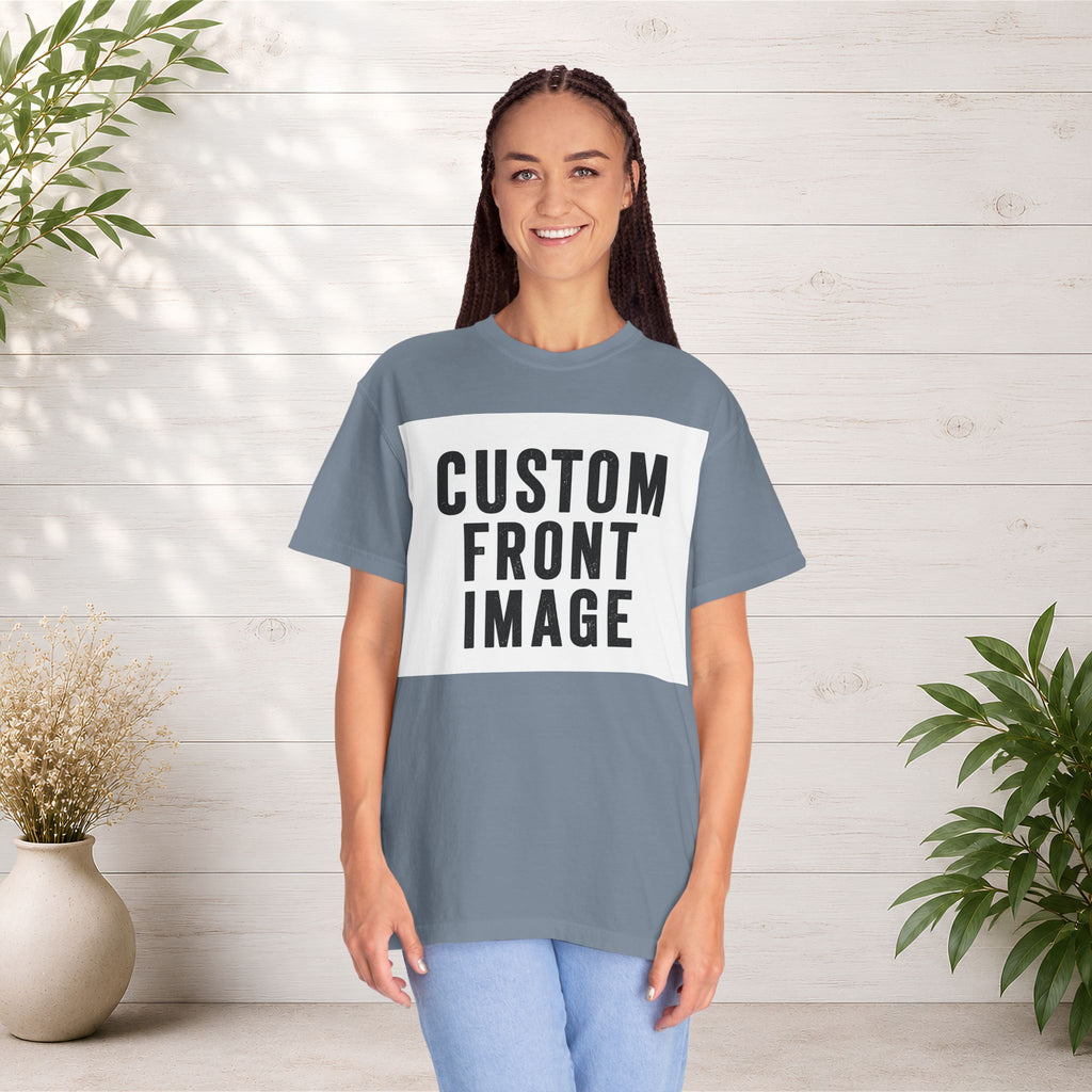 Custom Landscape Image Front T-Shirt - Add Your Own Image