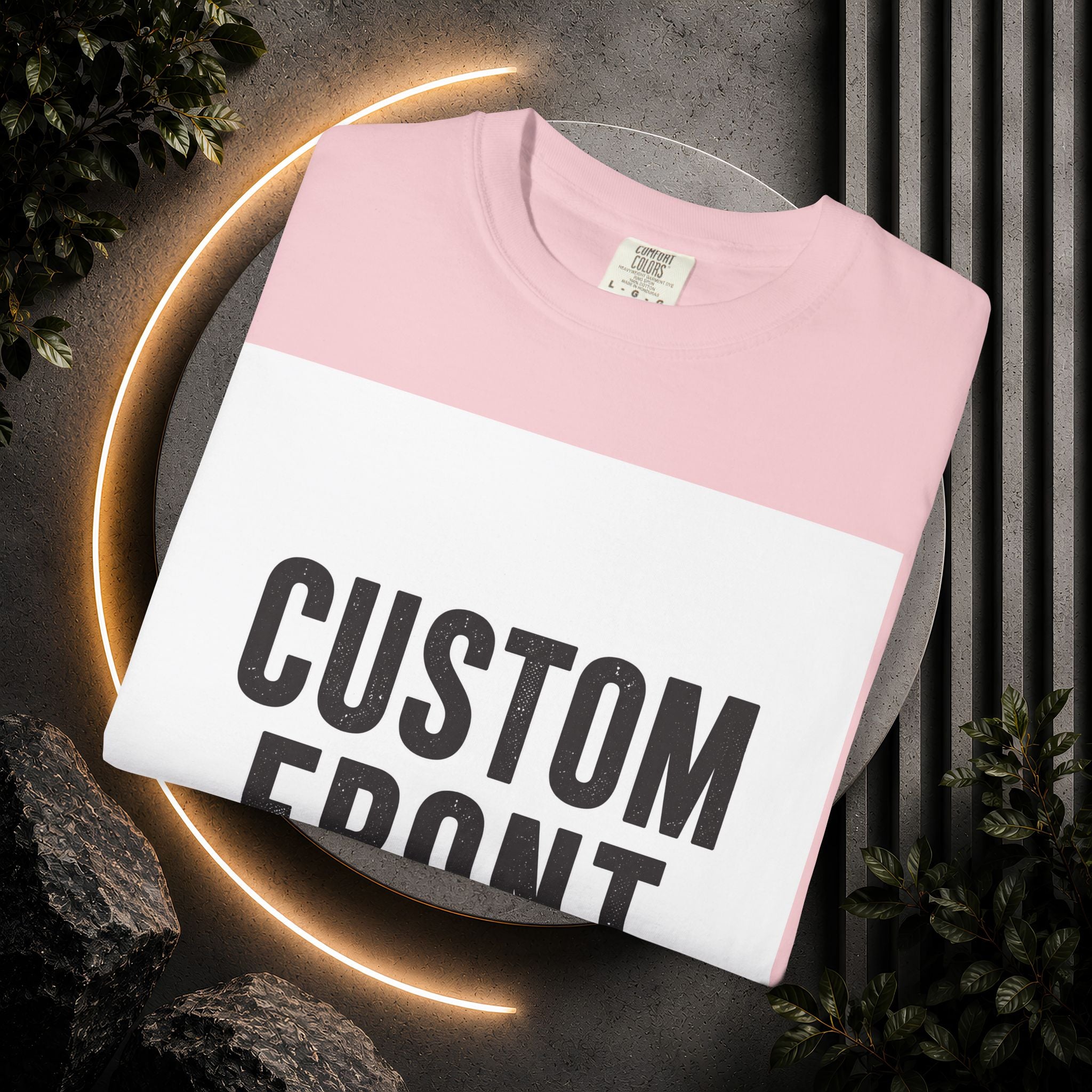 Custom Image Front T-Shirt - Add Your Own Image