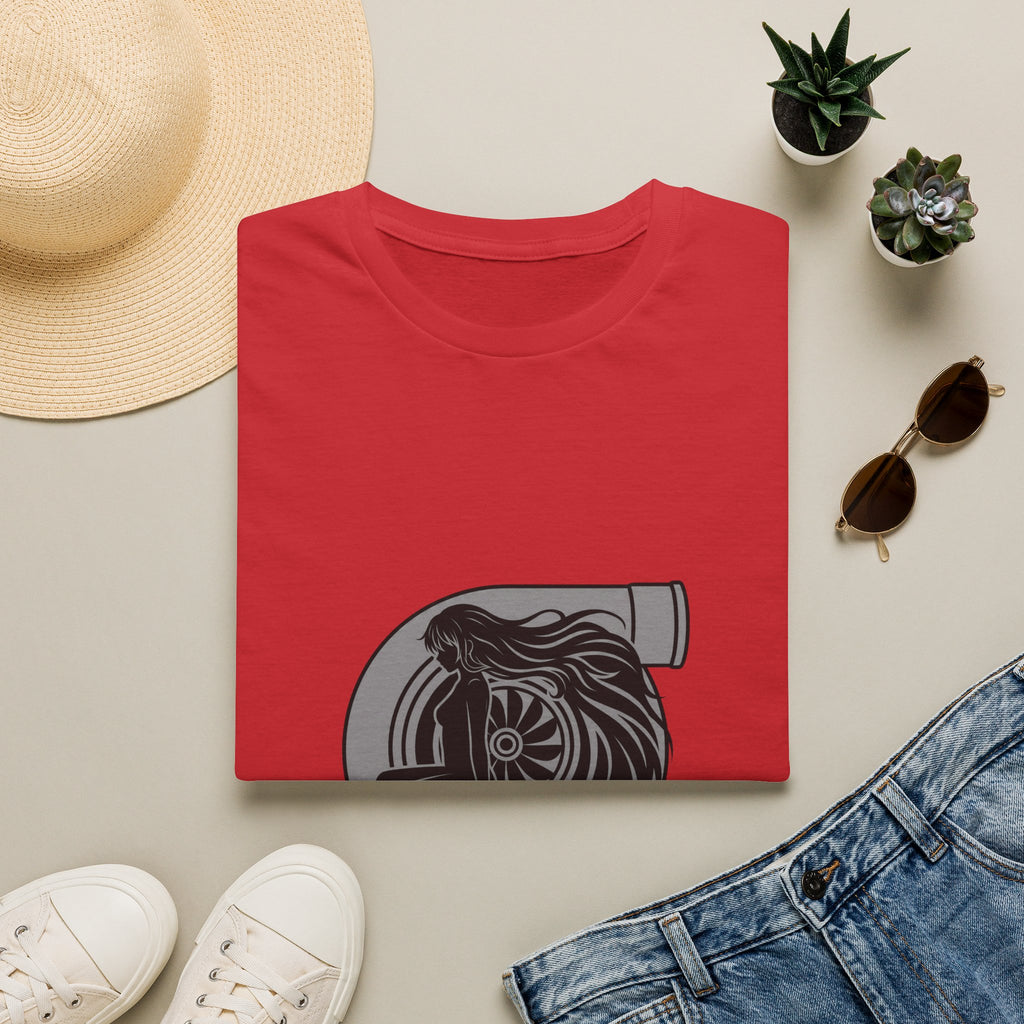 Turbo Heart Girl graphic T-Shirt | Racing Turbo design