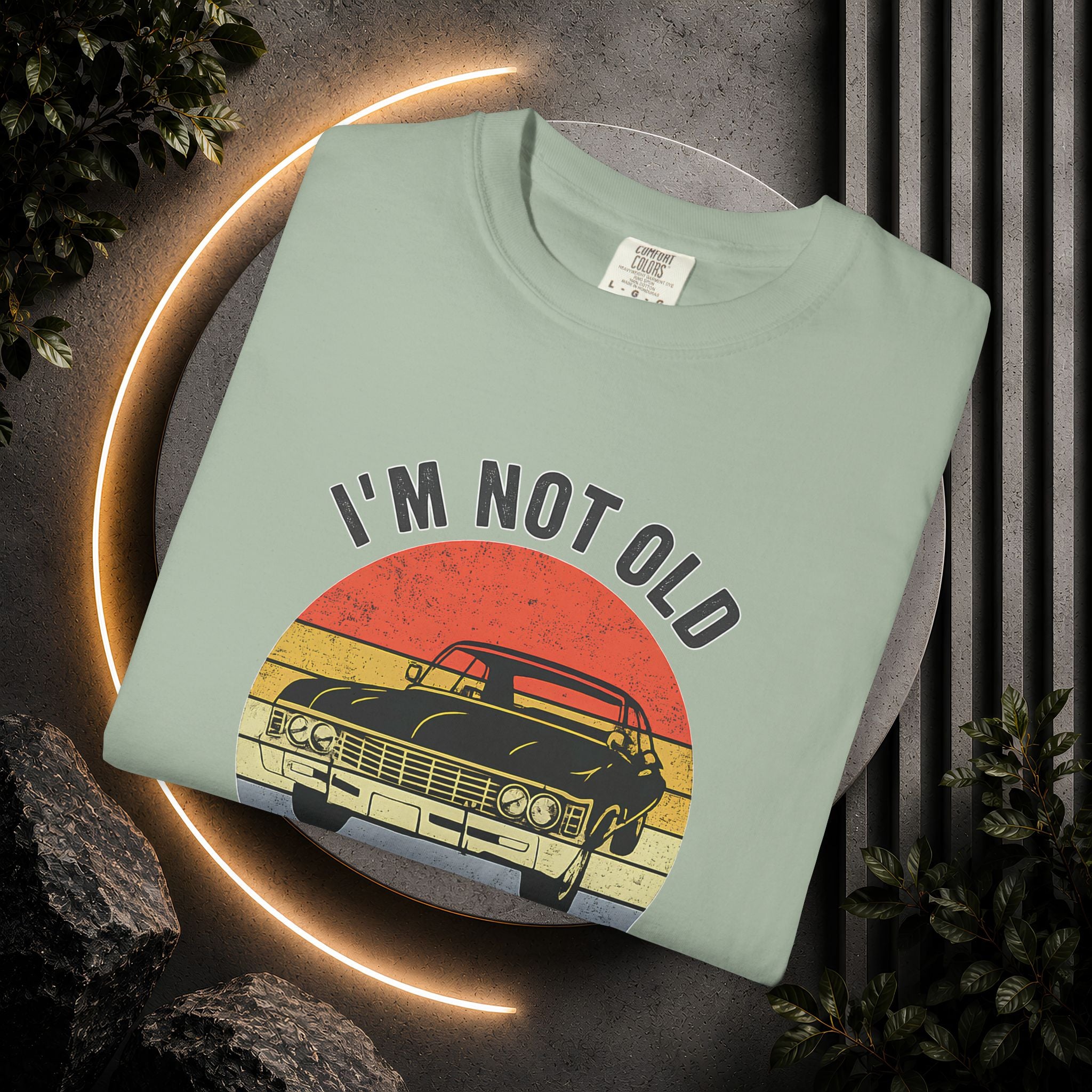 Classic Car T‑Shirt — "I'm Not Old, I'm a Classic" Vintage Auto Tee